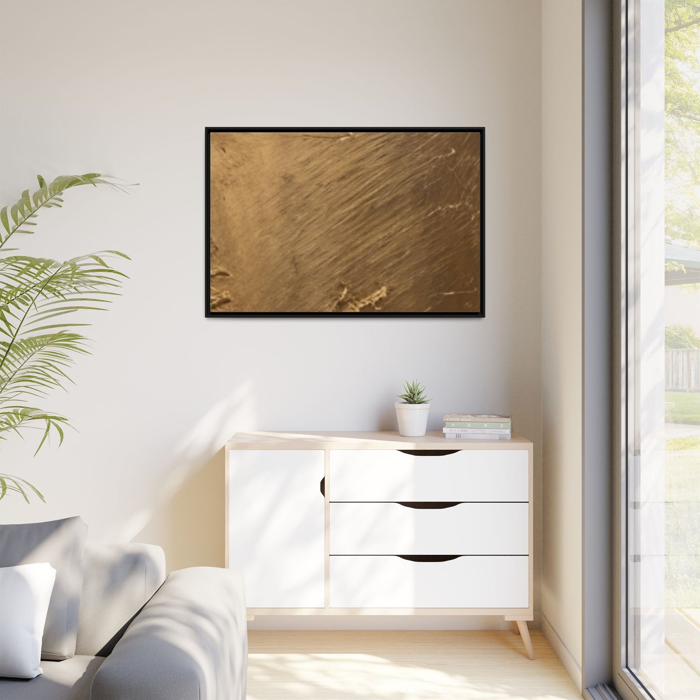 Matte Canvas, Framed (Multi-color)