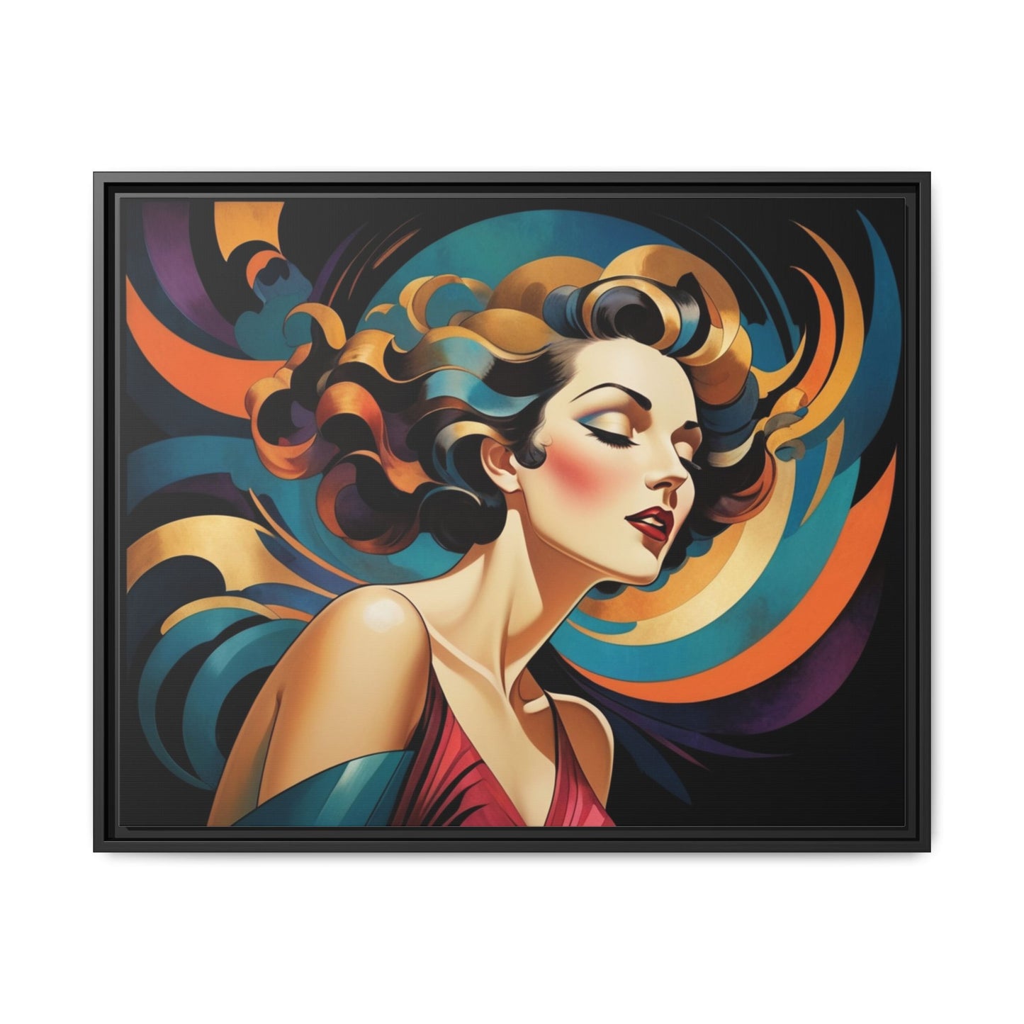 Matte Canvas, Framed (Multi-color)
