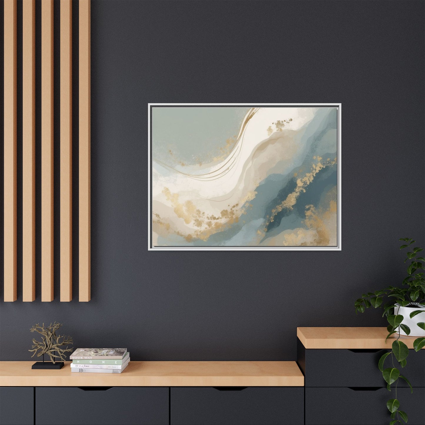 Matte Canvas, Framed (Multi-color)