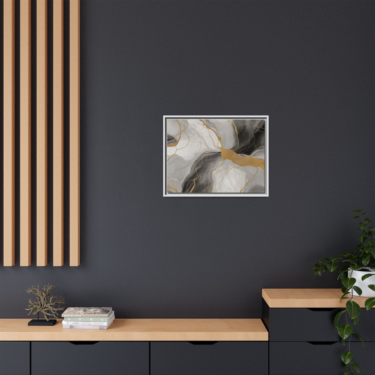 Matte Canvas, Framed (Multi-color)