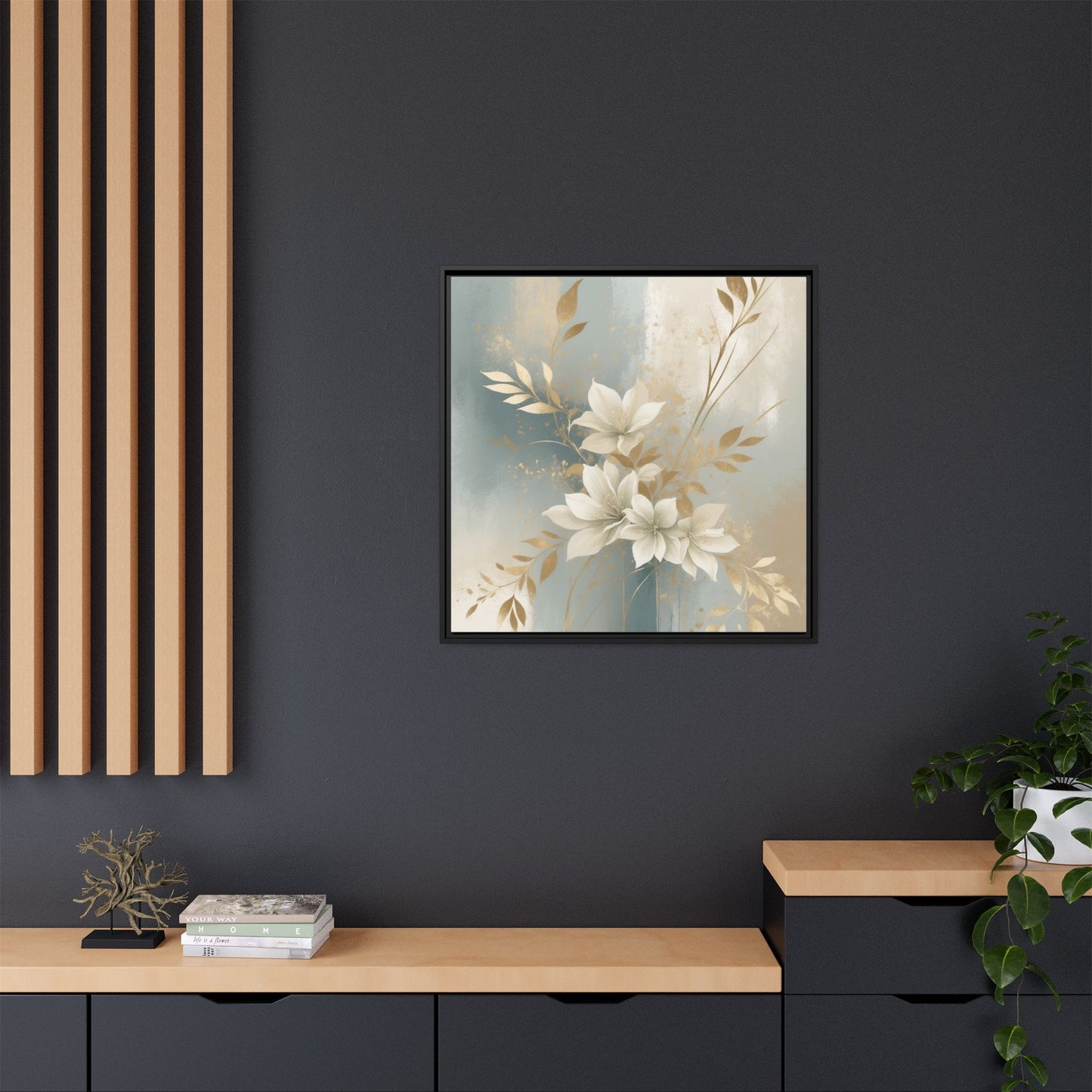 Matte Canvas, Framed (Multi-color)