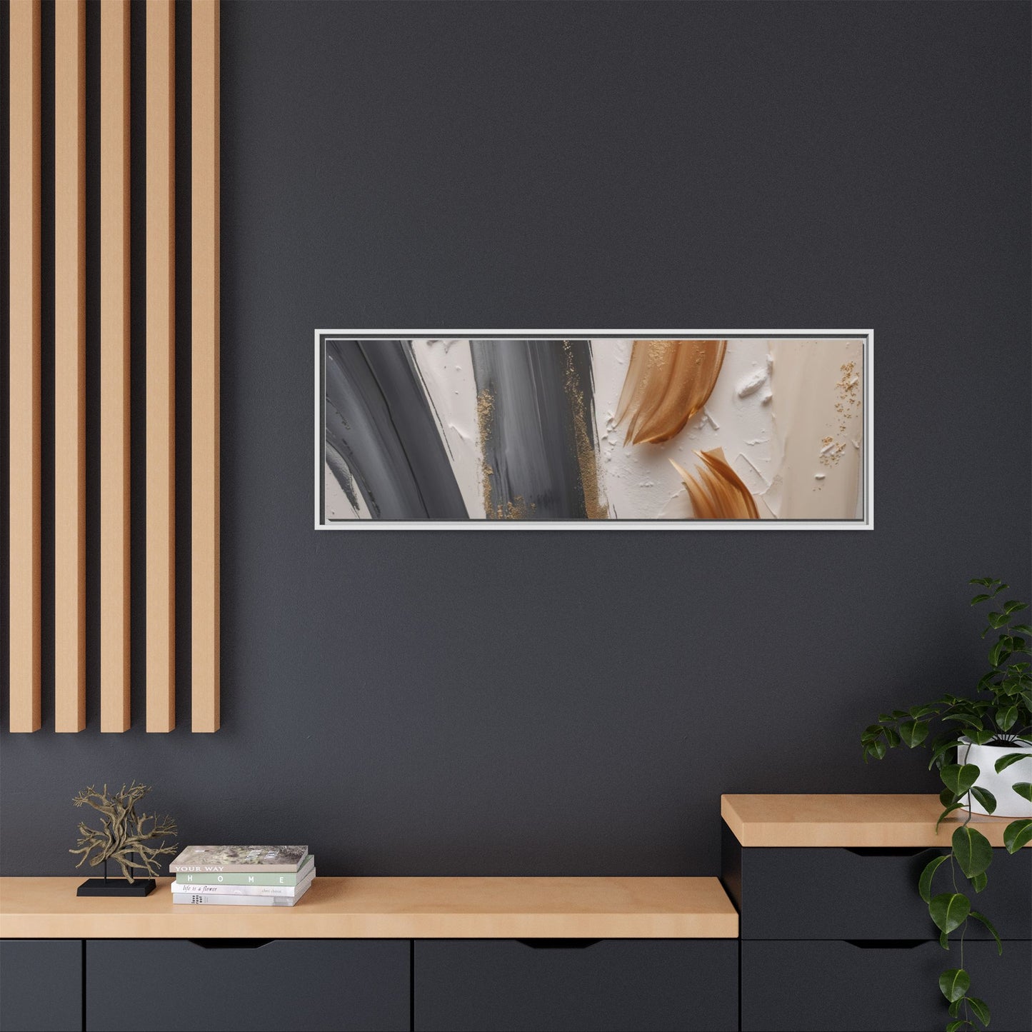 Matte Canvas, Framed (Multi-color)