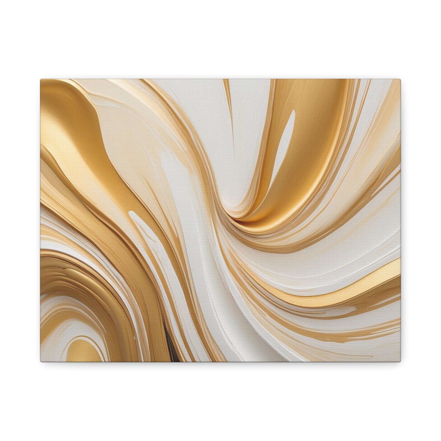 Gilded Currents – Luxe Abstract Fluid Canvas