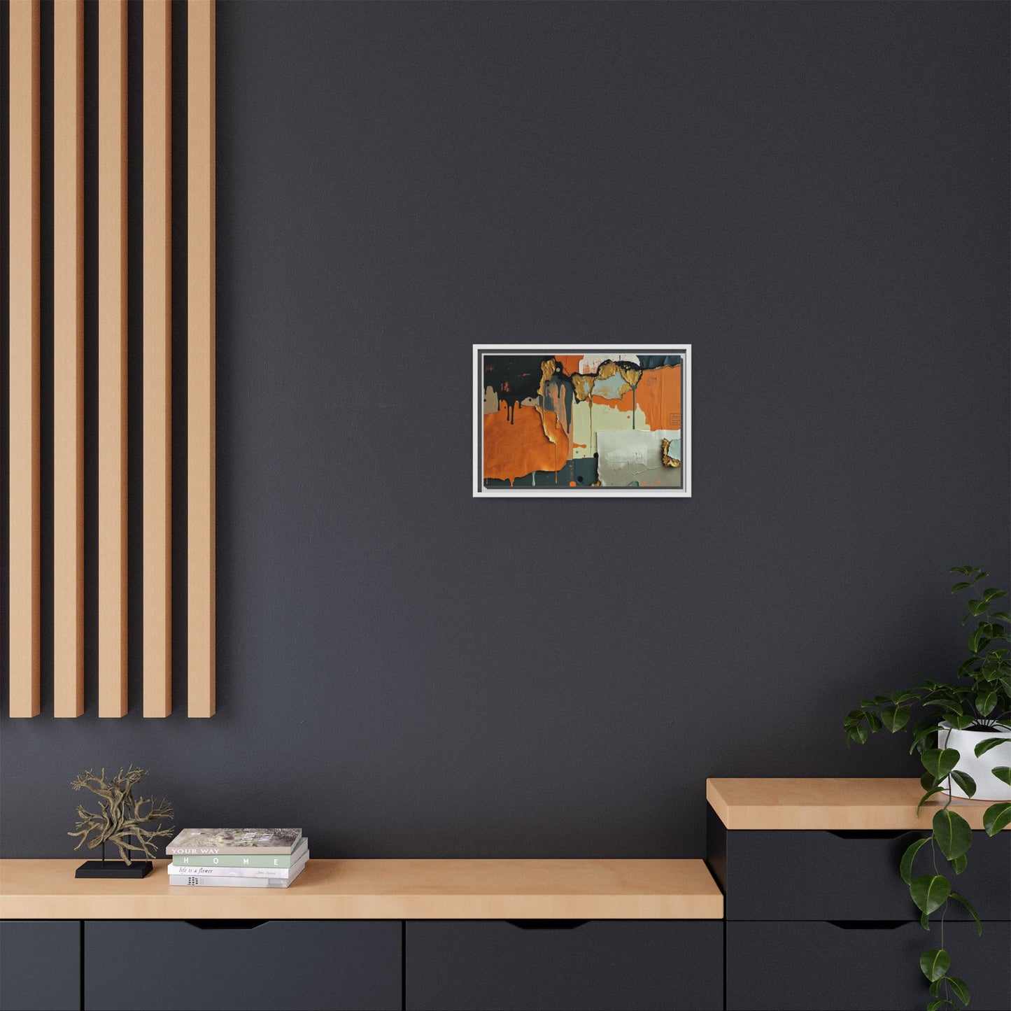 Matte Canvas, Framed (Multi-color)