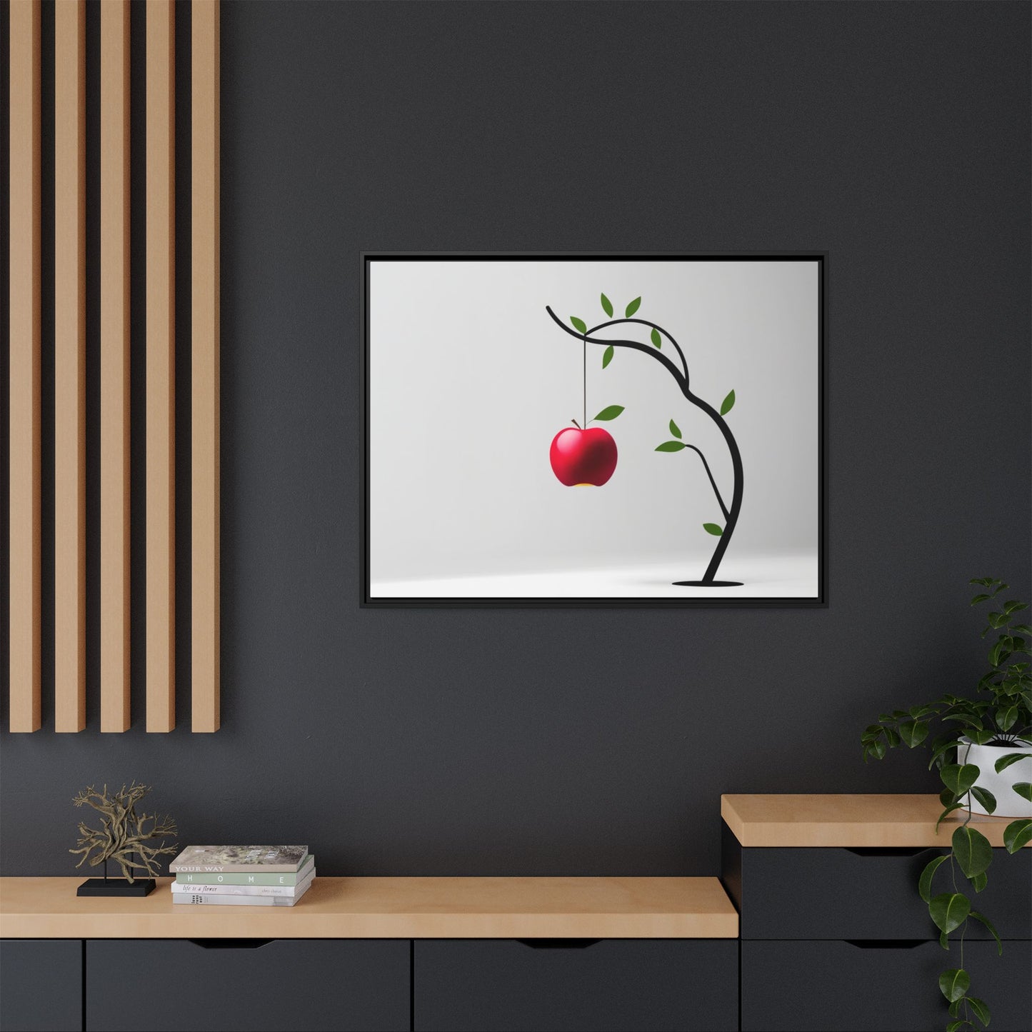 Matte Canvas, Framed (Multi-color)