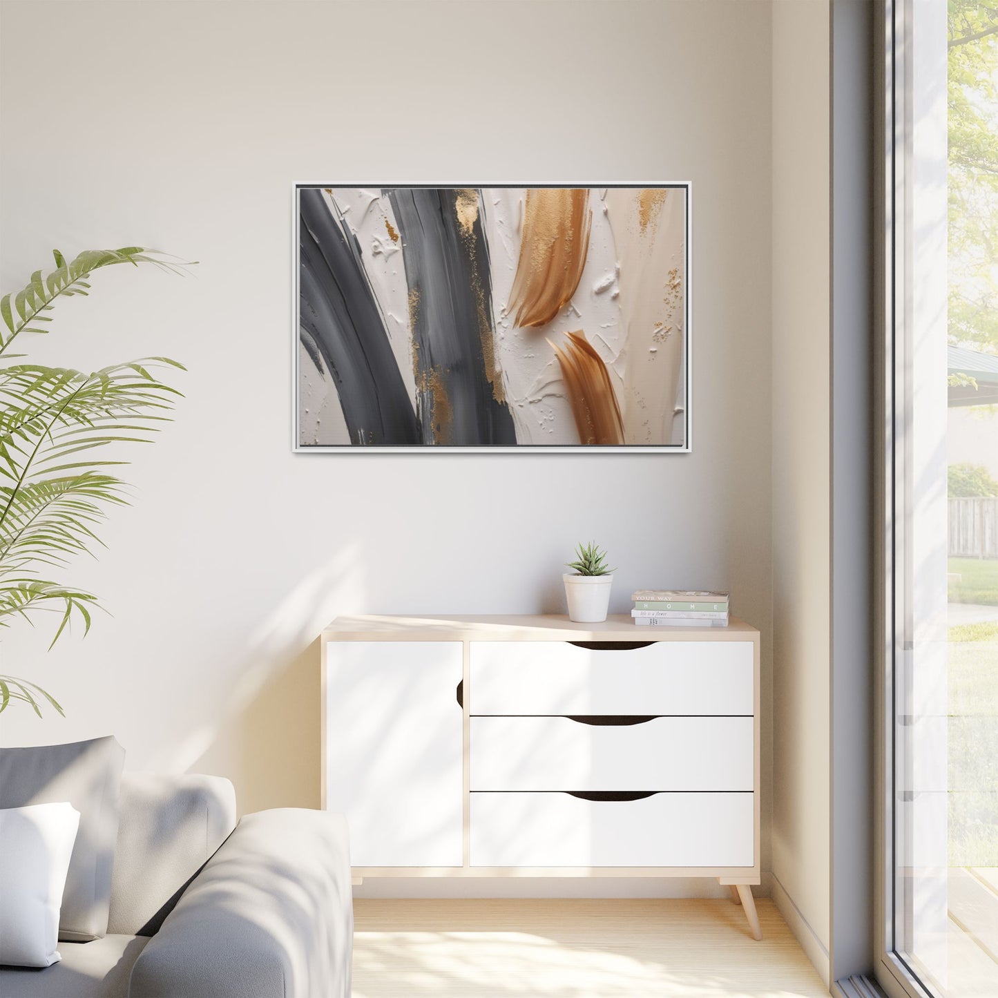 Matte Canvas, Framed (Multi-color)