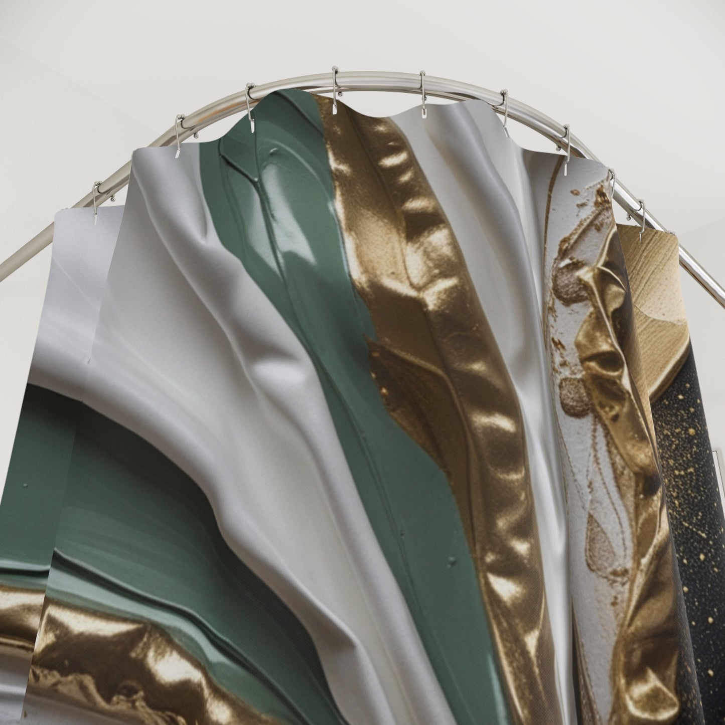 Elegant Abstract Shower Curtain - Luxury Home Decor