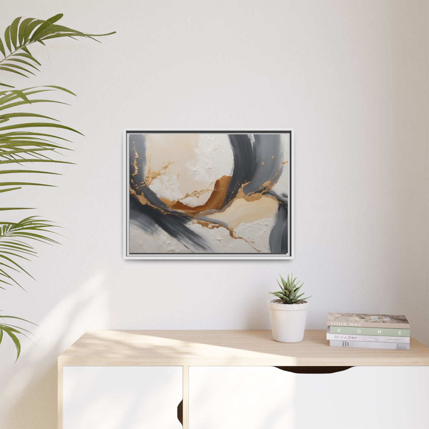 Matte Canvas, Framed (Multi-color)