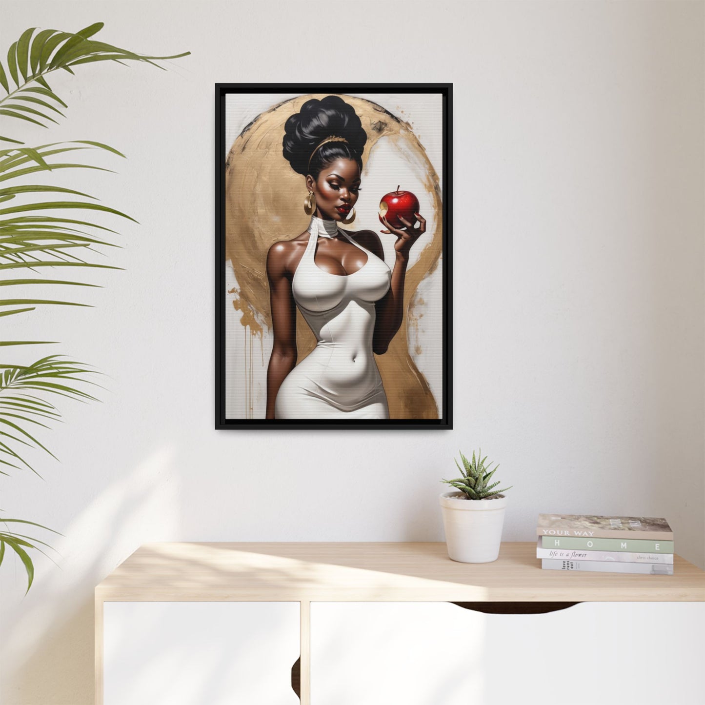 Matte Canvas, Framed (Multi-color)