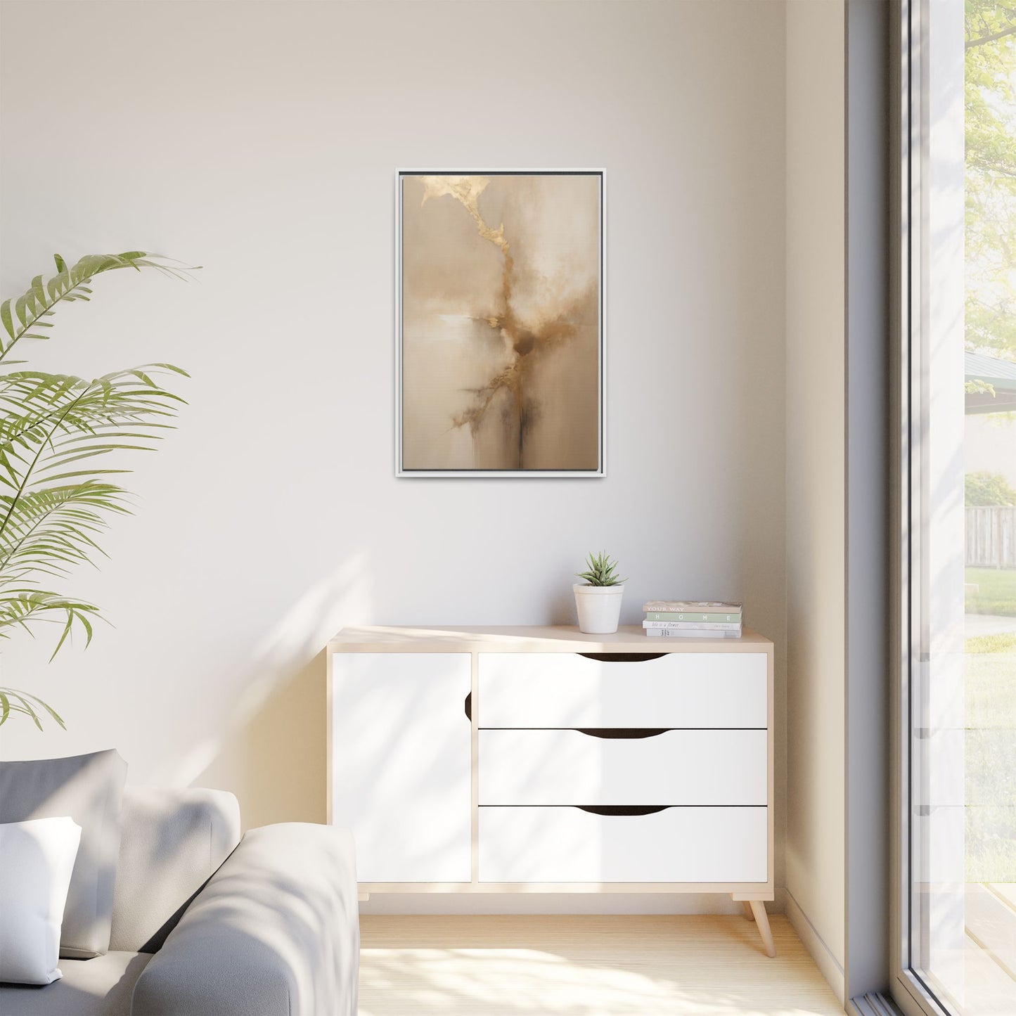 Matte Canvas, Framed (Multi-color)