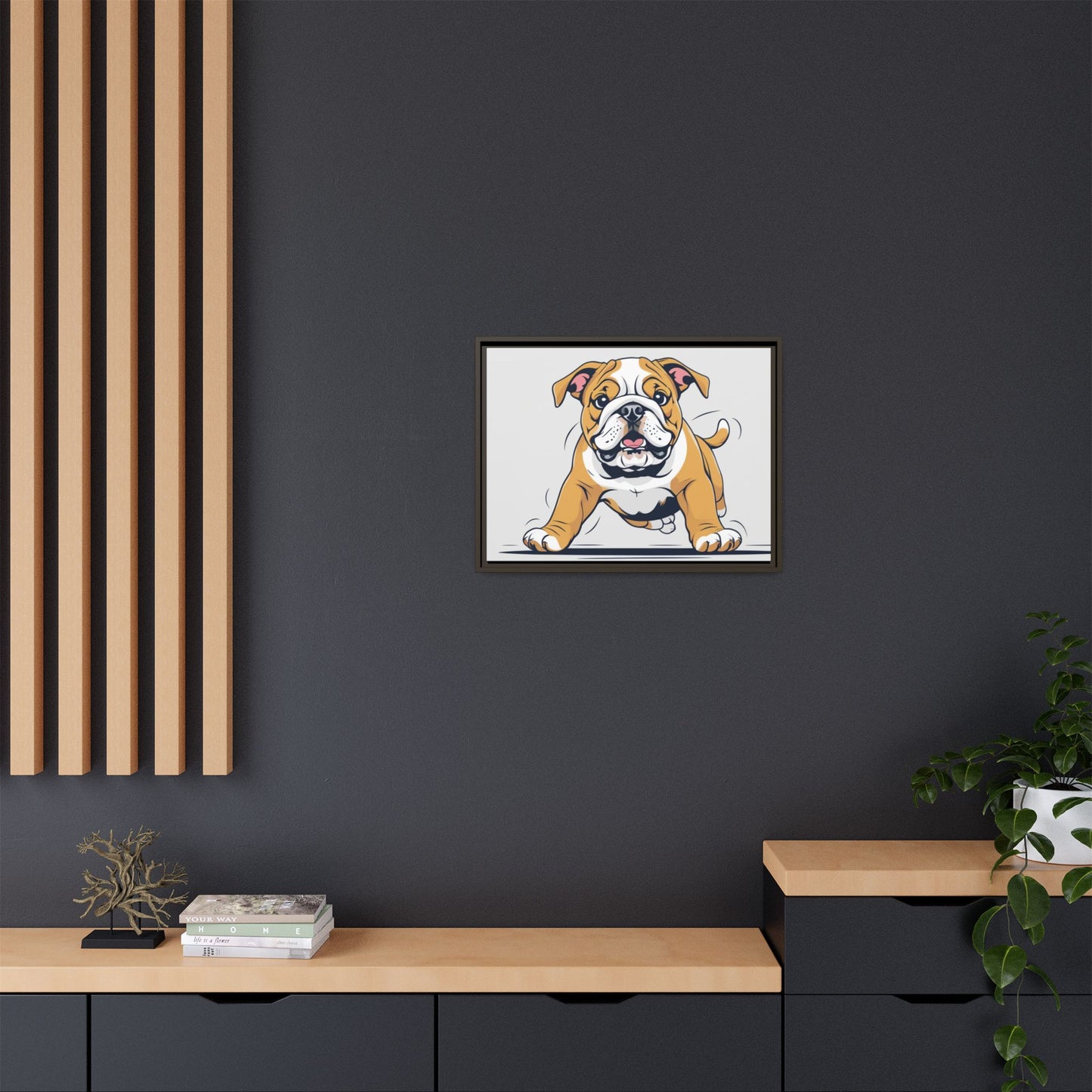 Matte Canvas, Framed (Multi-color)
