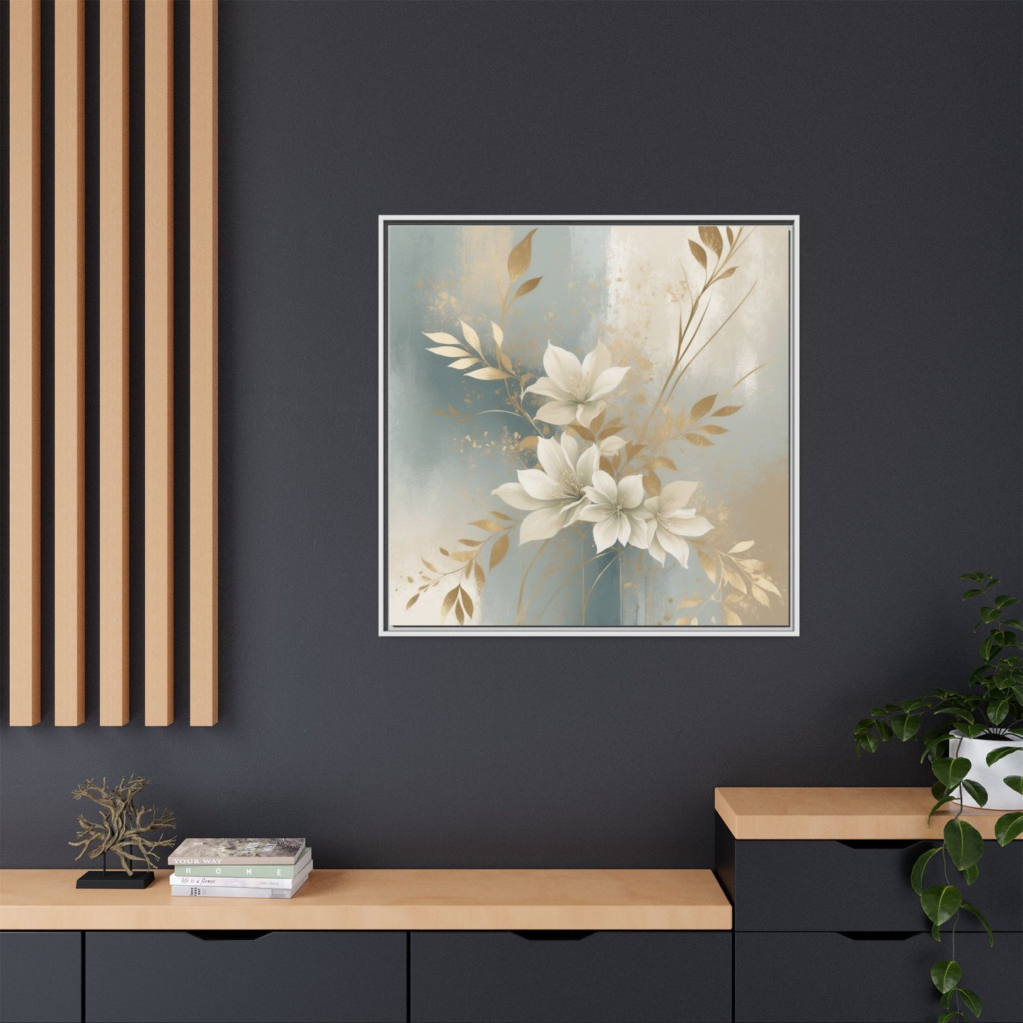 Matte Canvas, Framed (Multi-color)