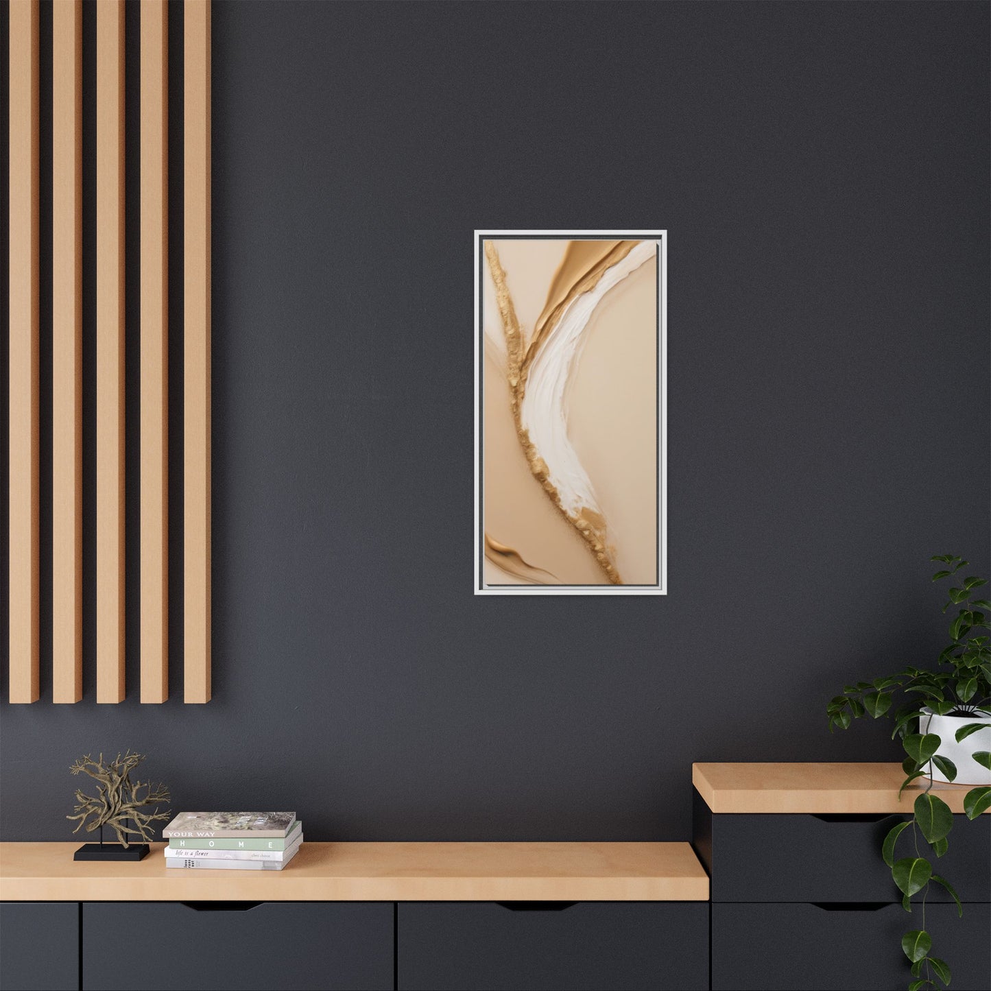 Matte Canvas, Framed (Multi-color)