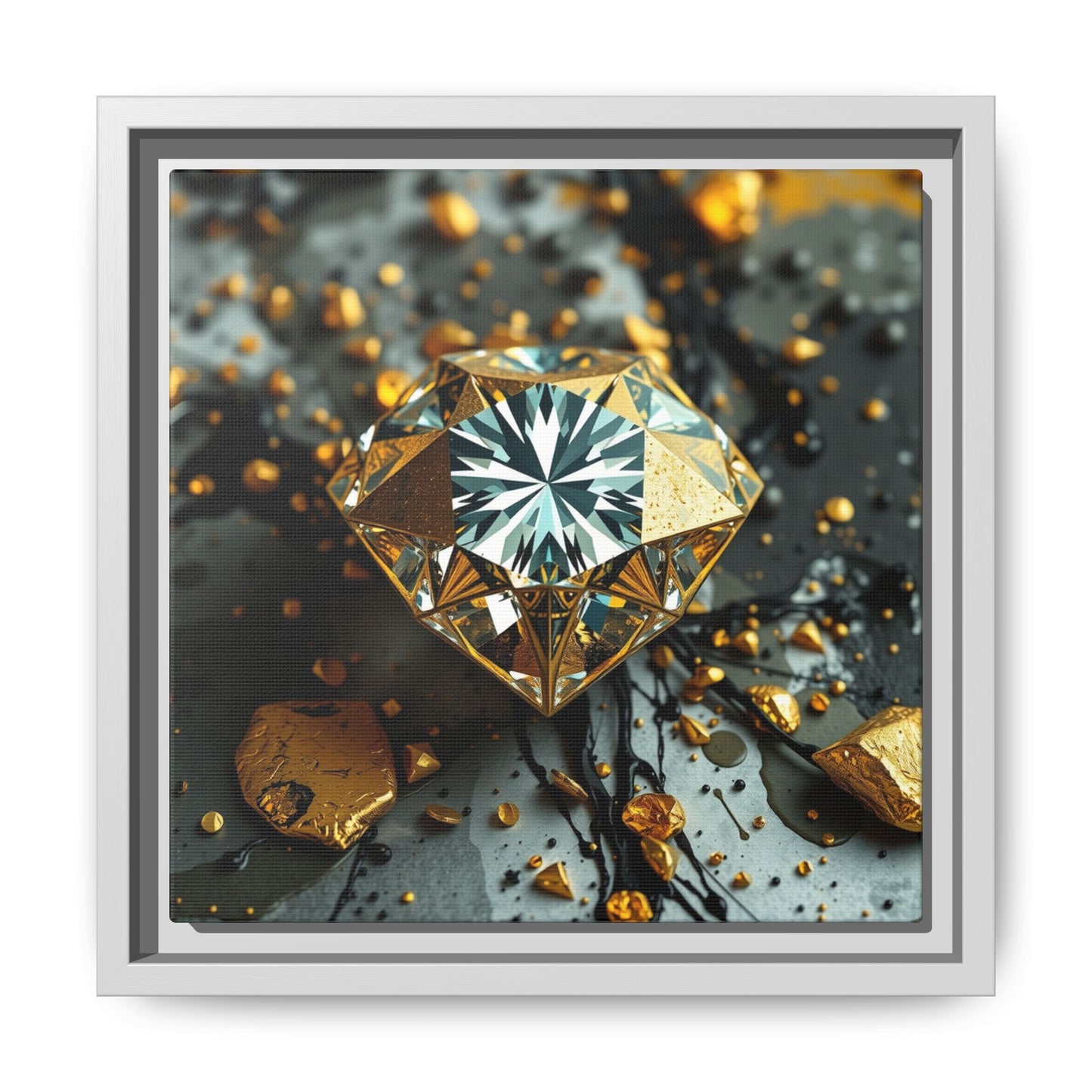 Matte Canvas, Framed (Multi-color)