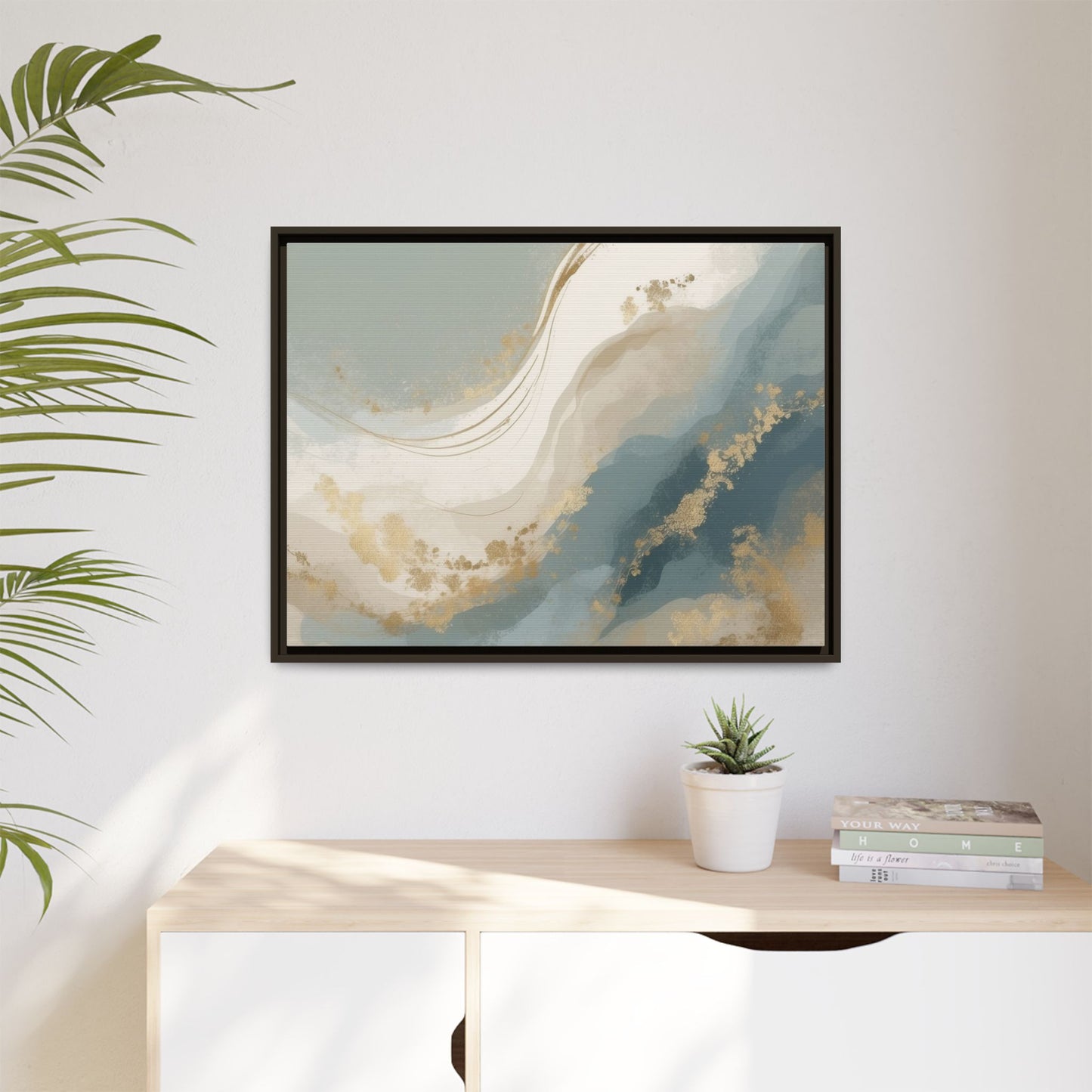 Matte Canvas, Framed (Multi-color)