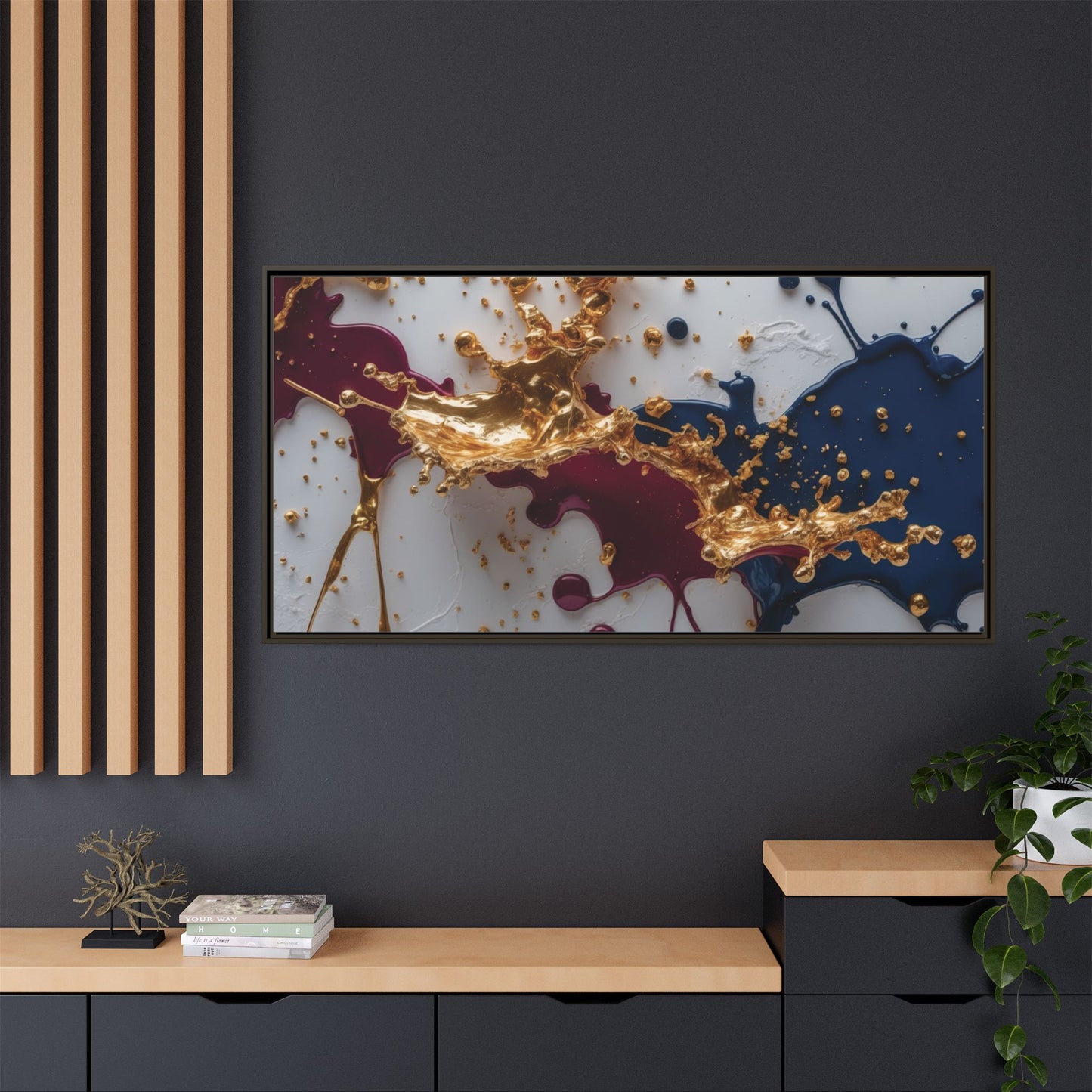 Matte Canvas, Framed (Multi-color)