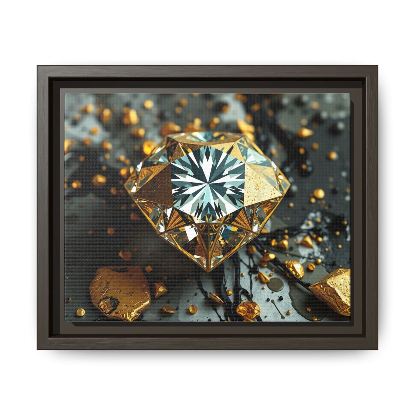 Matte Canvas, Framed (Multi-color)