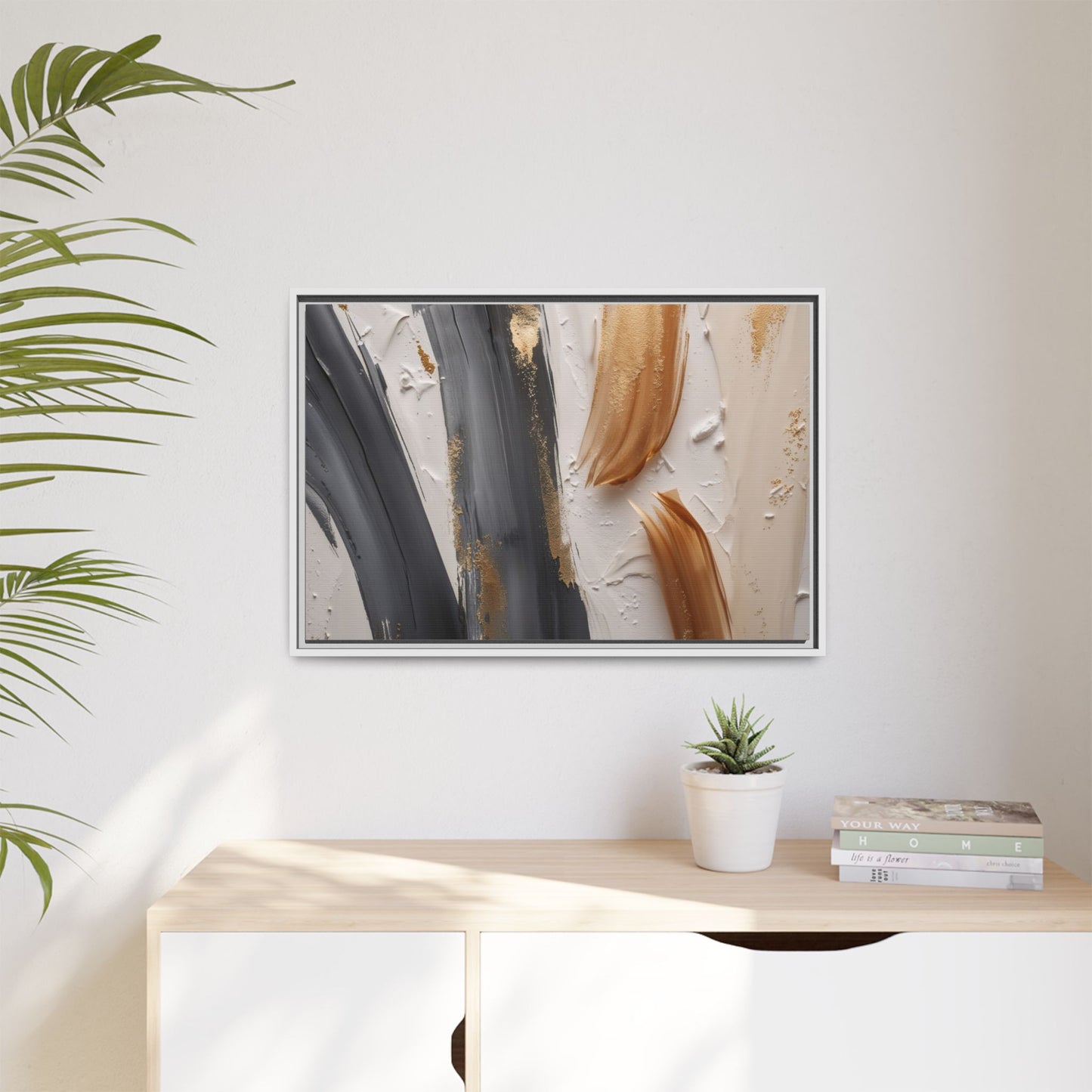 Matte Canvas, Framed (Multi-color)