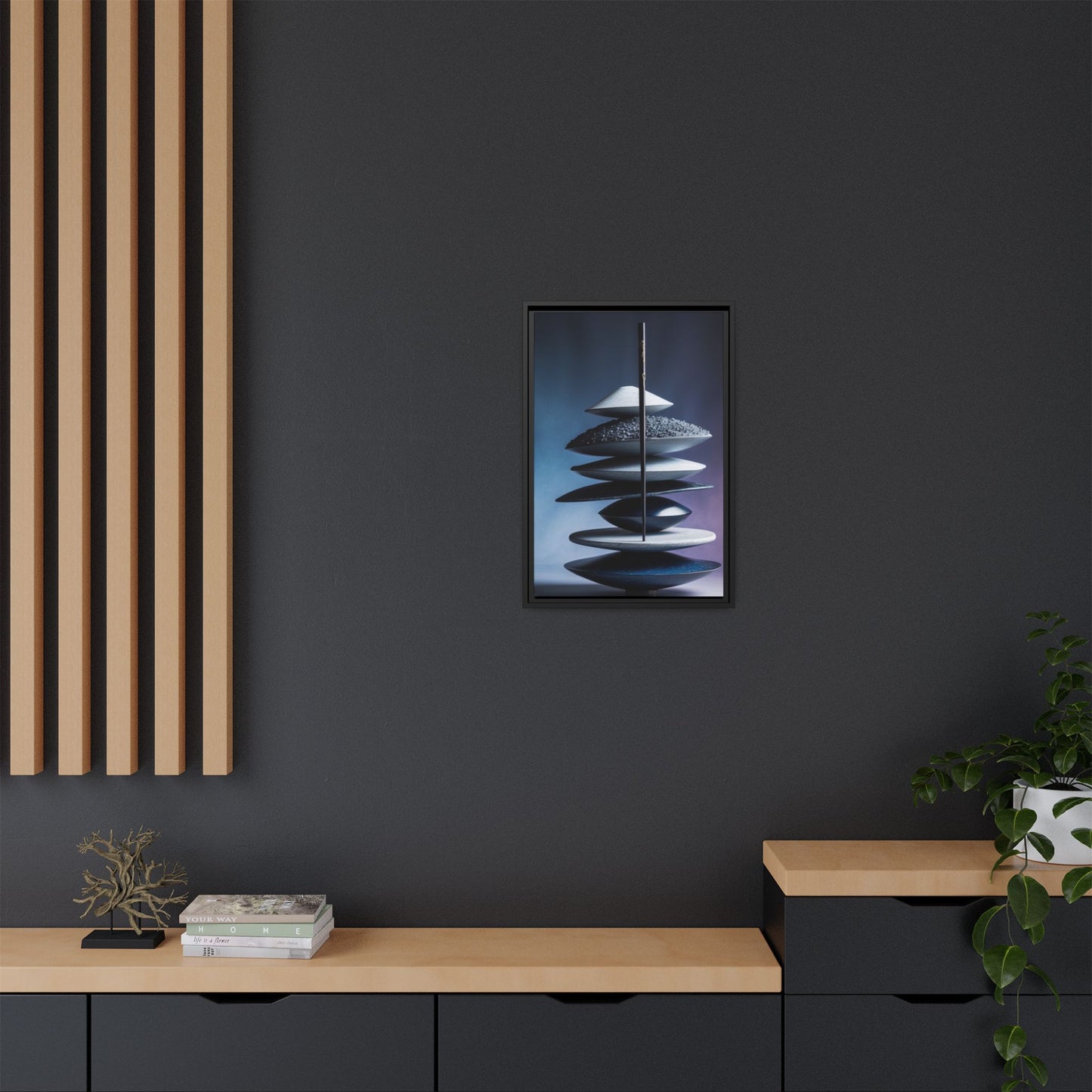 Matte Canvas, Framed (Multi-color)