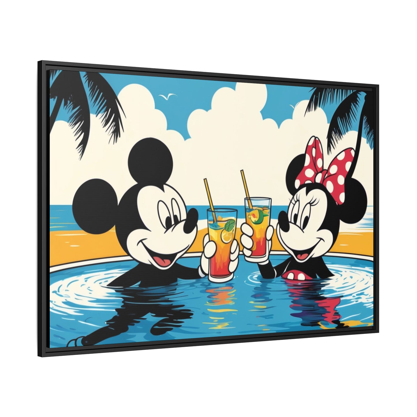Matte Canvas, Framed (Multi-color)