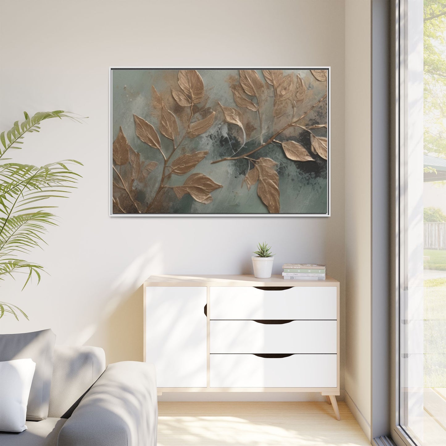 Matte Canvas, Framed (Multi-color)