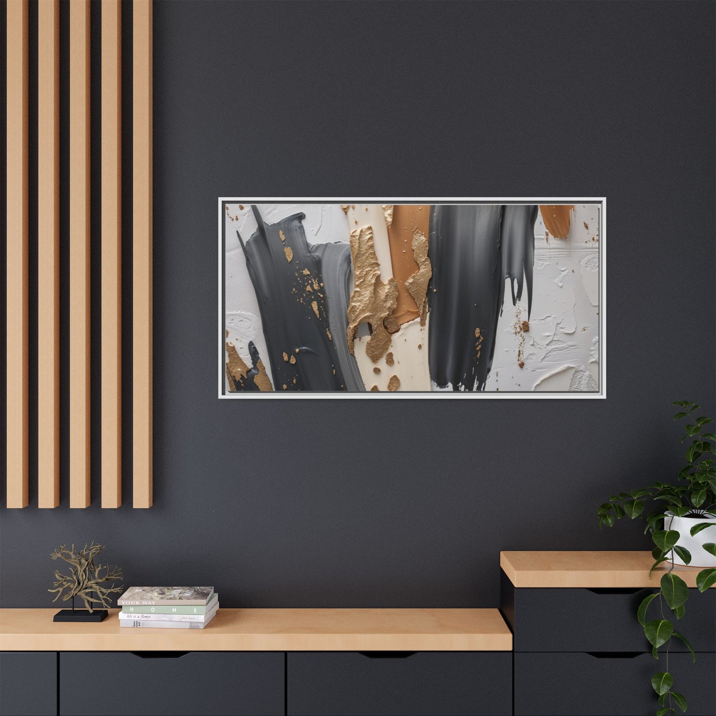 Matte Canvas, Framed (Multi-color)