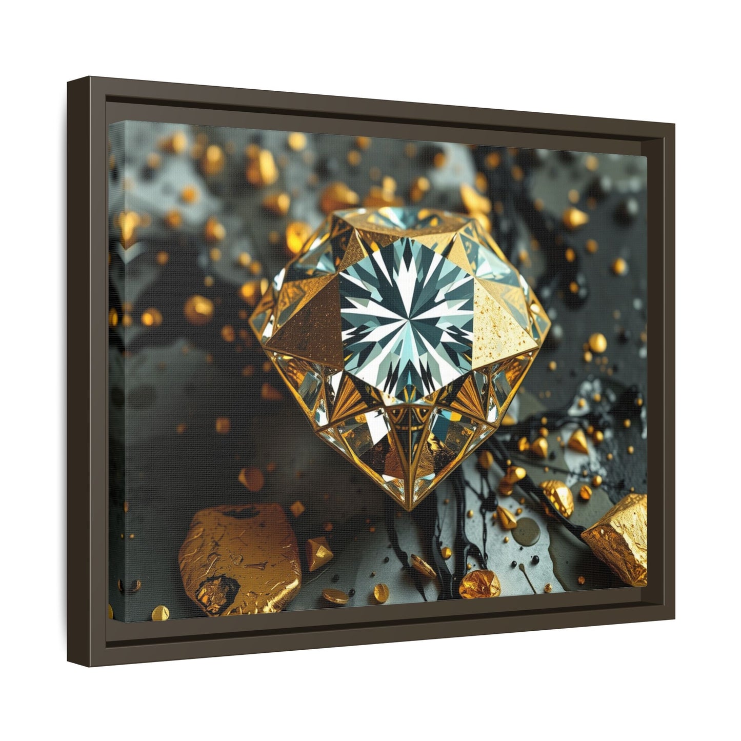 Matte Canvas, Framed (Multi-color)