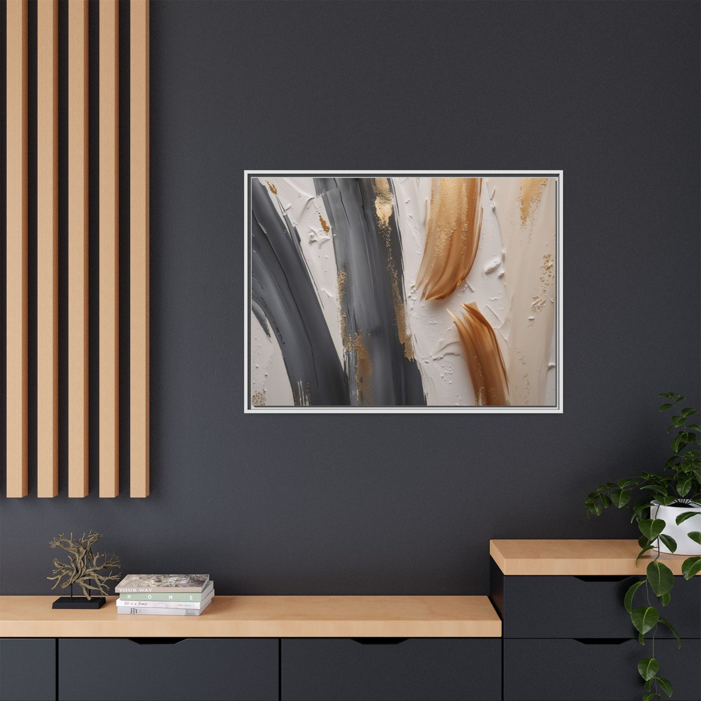 Matte Canvas, Framed (Multi-color)