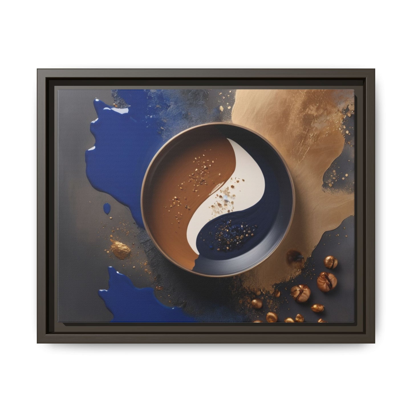 Fusion of Flavor and Form Art Canvas - Framed Wall Decor