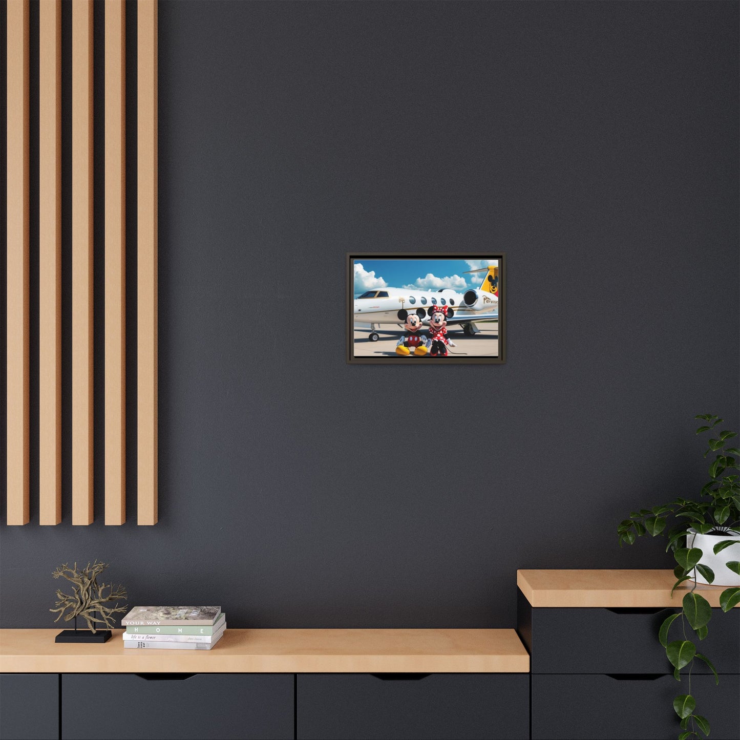 Mickey & Minnie Jetsetter Canvas Art