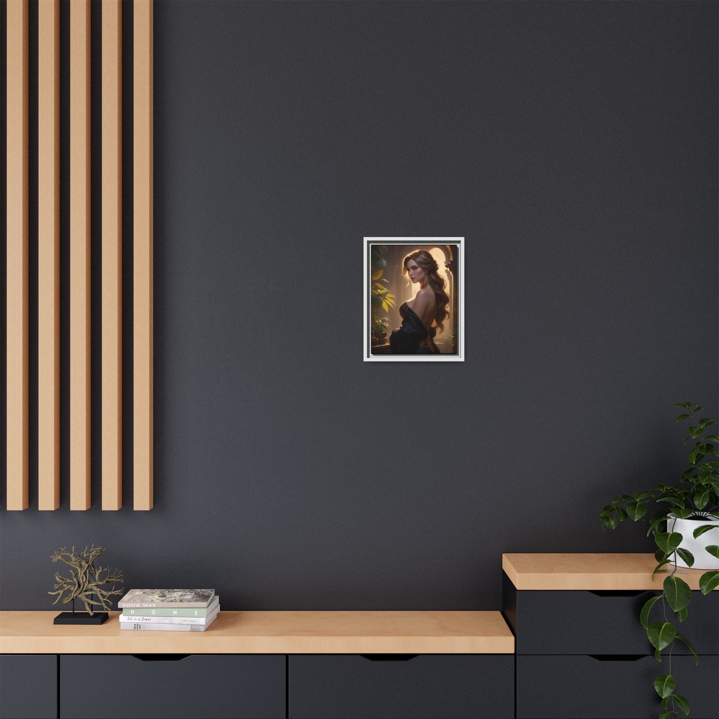 Matte Canvas, Framed (Multi-color)