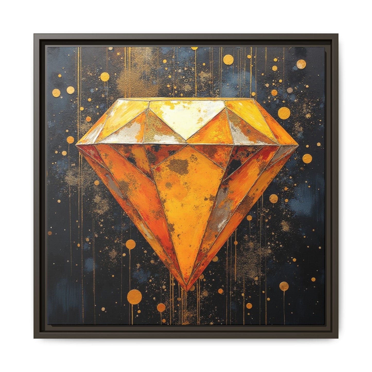 Matte Canvas, Framed (Multi-color)