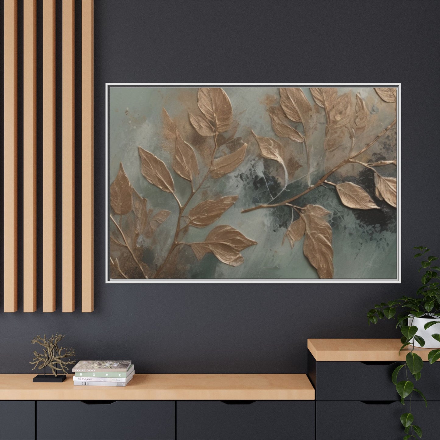 Matte Canvas, Framed (Multi-color)