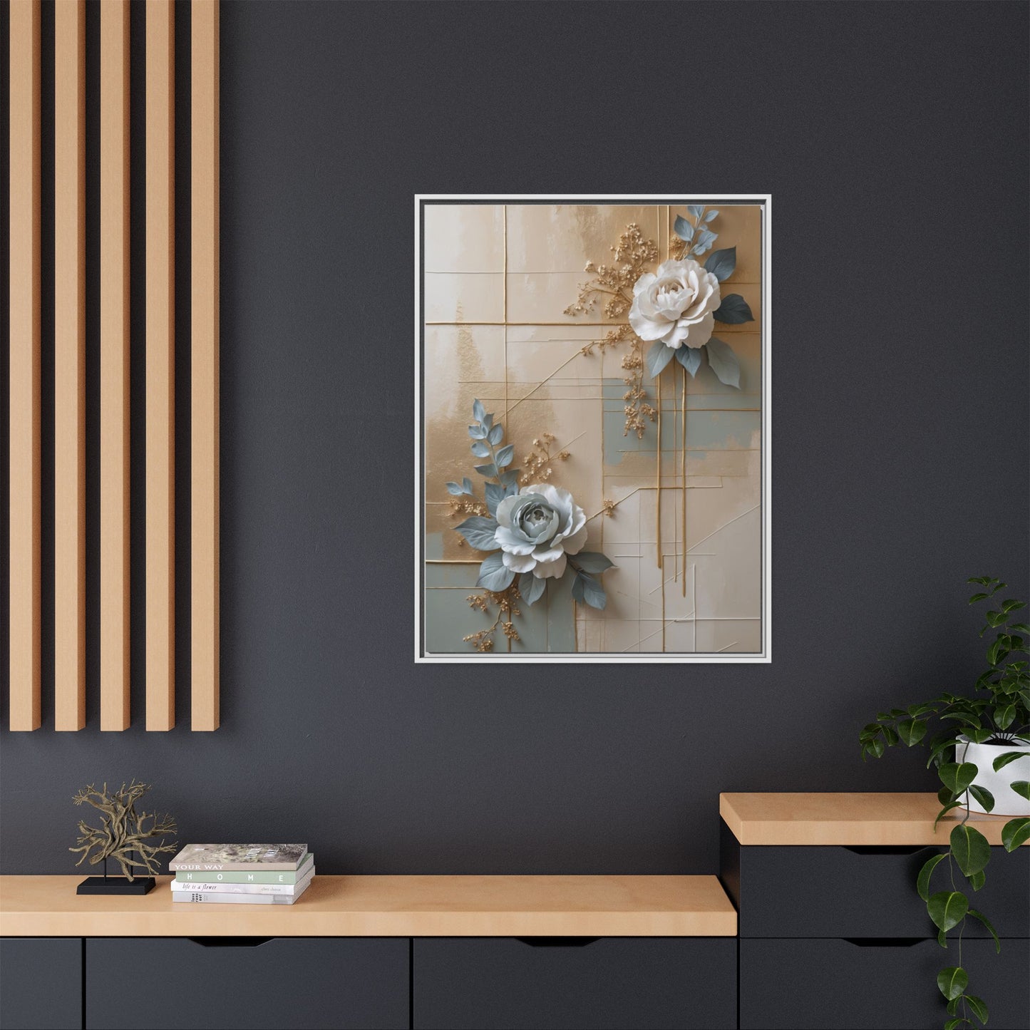 Matte Canvas, Framed (Multi-color)