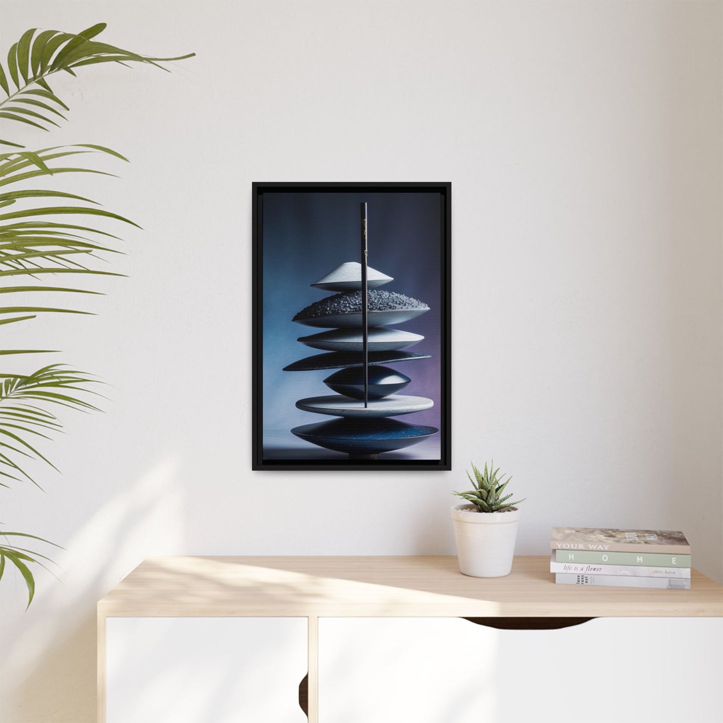 Matte Canvas, Framed (Multi-color)
