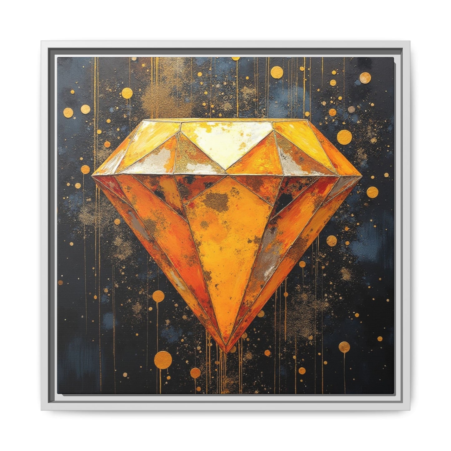 Matte Canvas, Framed (Multi-color)