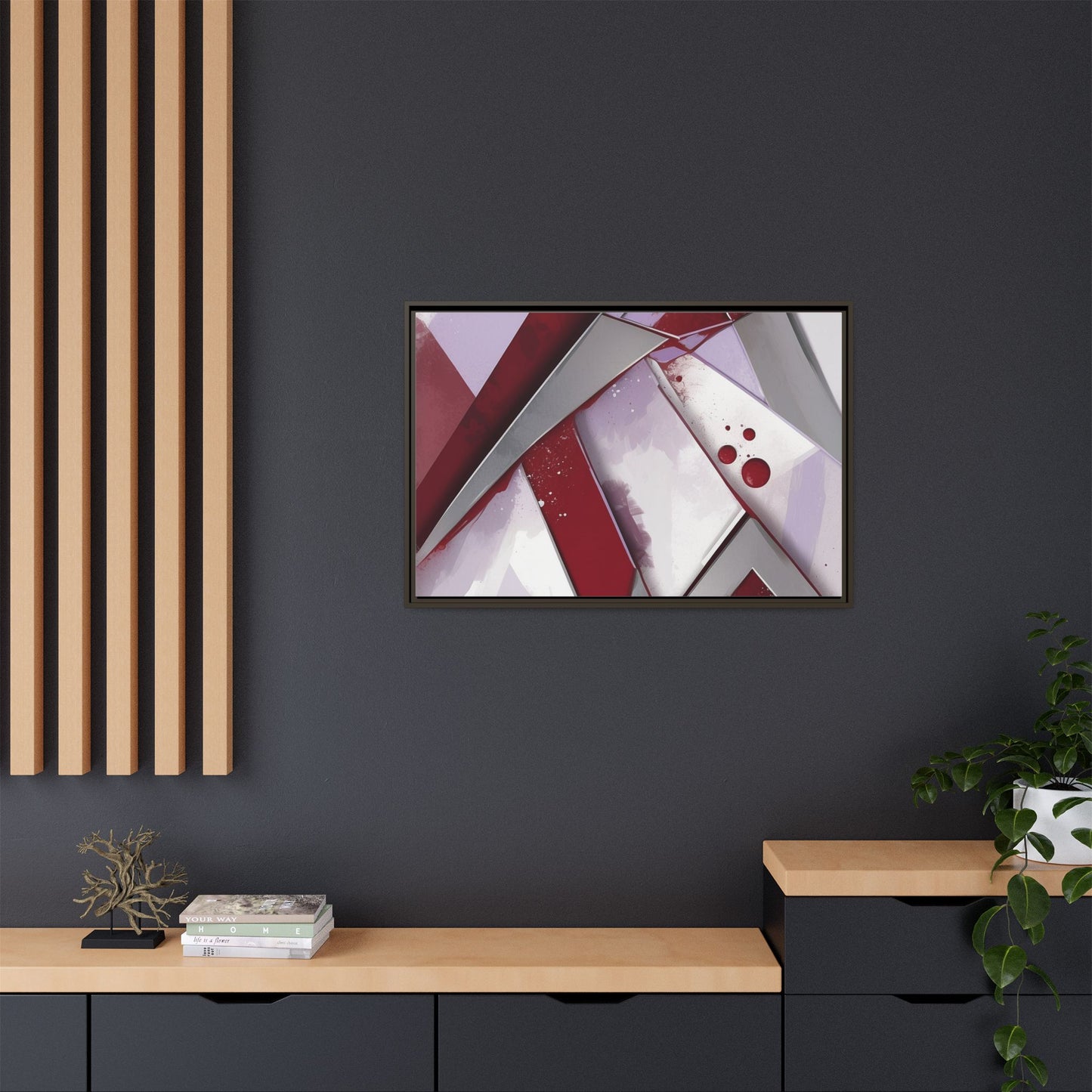 Matte Canvas, Framed (Multi-color)