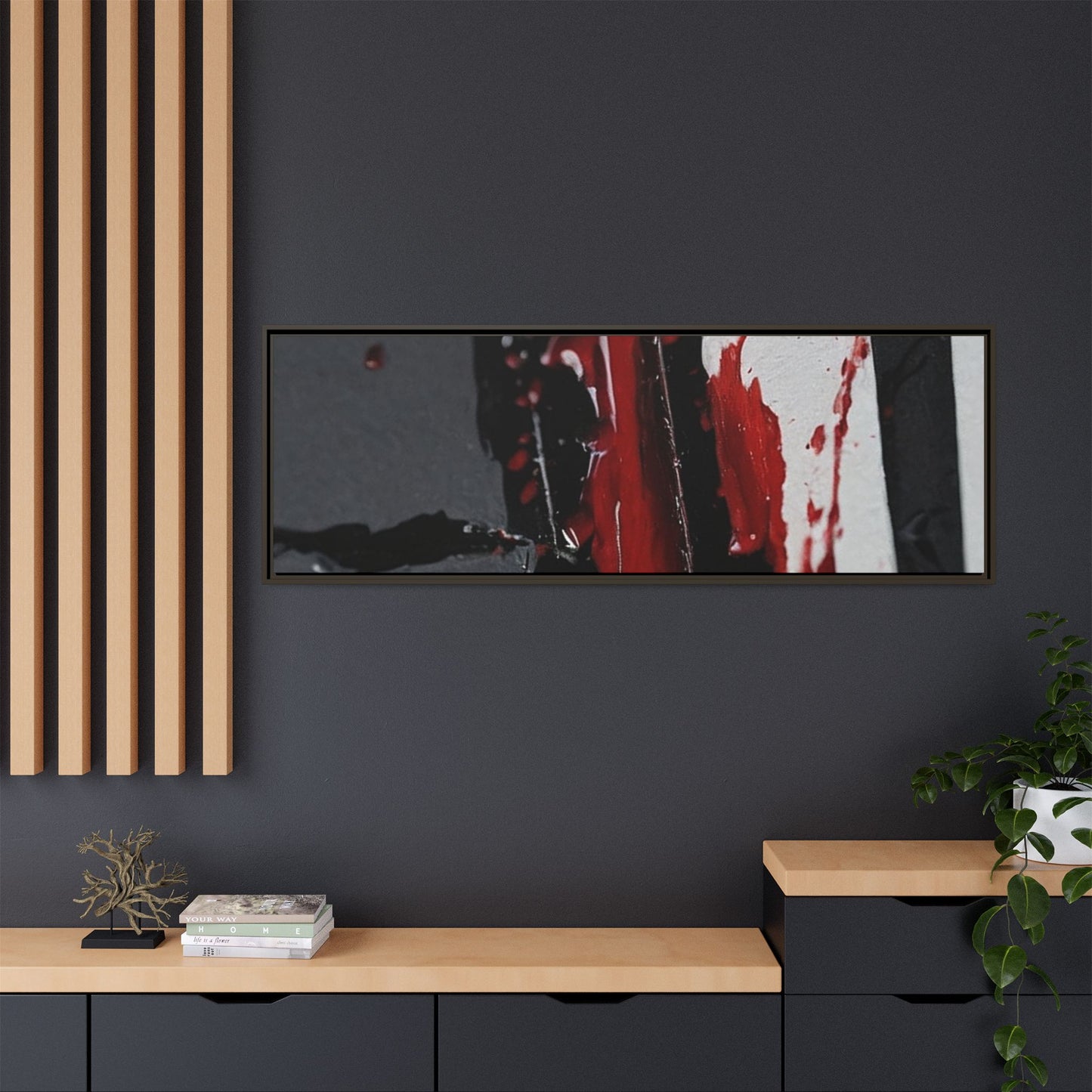 Matte Canvas, Framed (Multi-color)