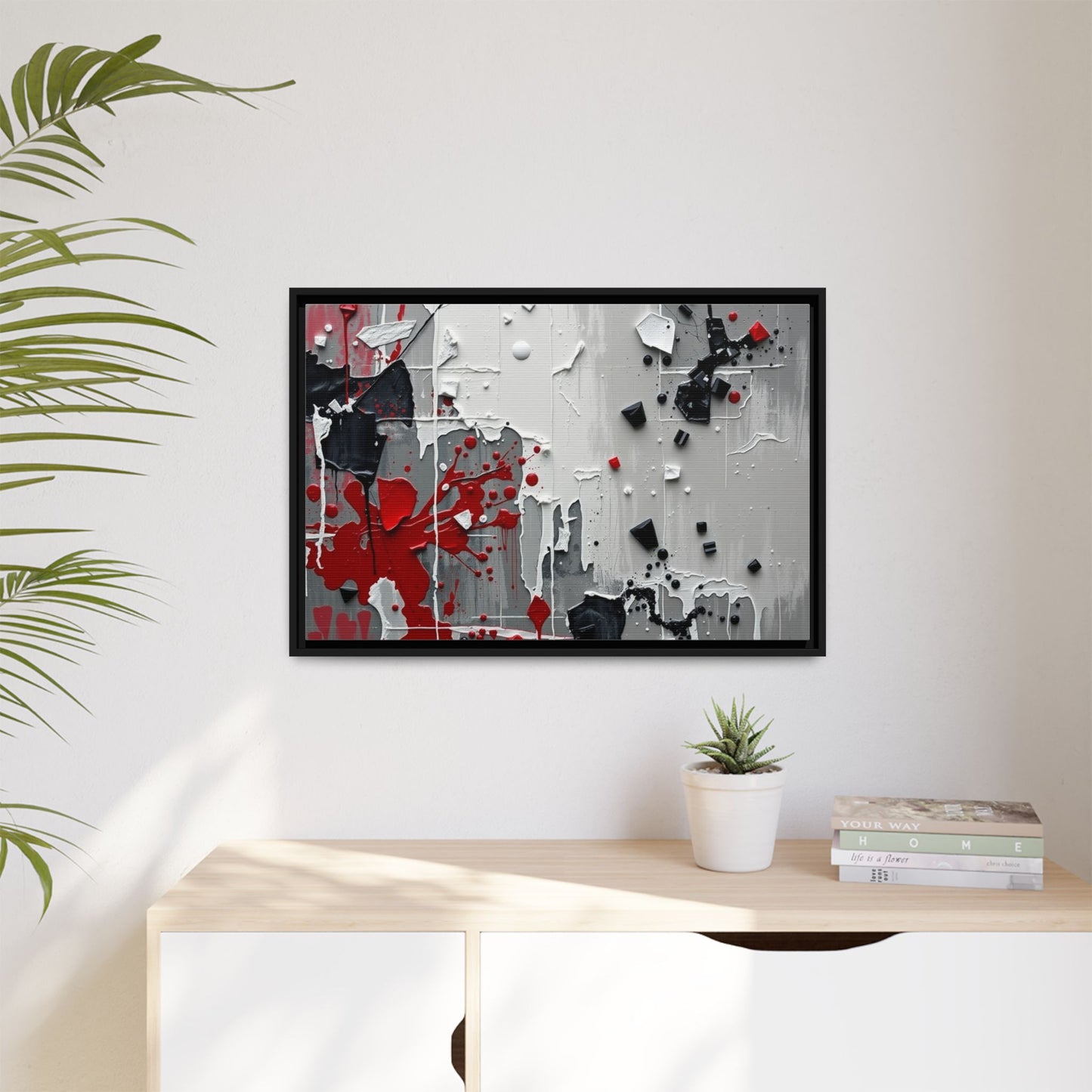 Matte Canvas, Framed (Multi-color)
