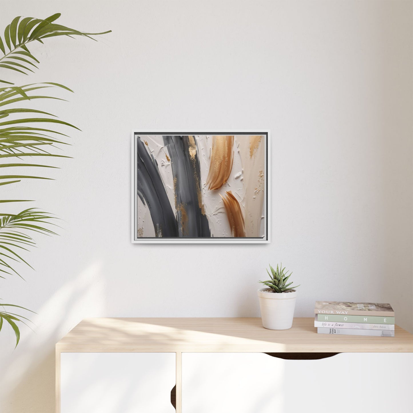 Matte Canvas, Framed (Multi-color)