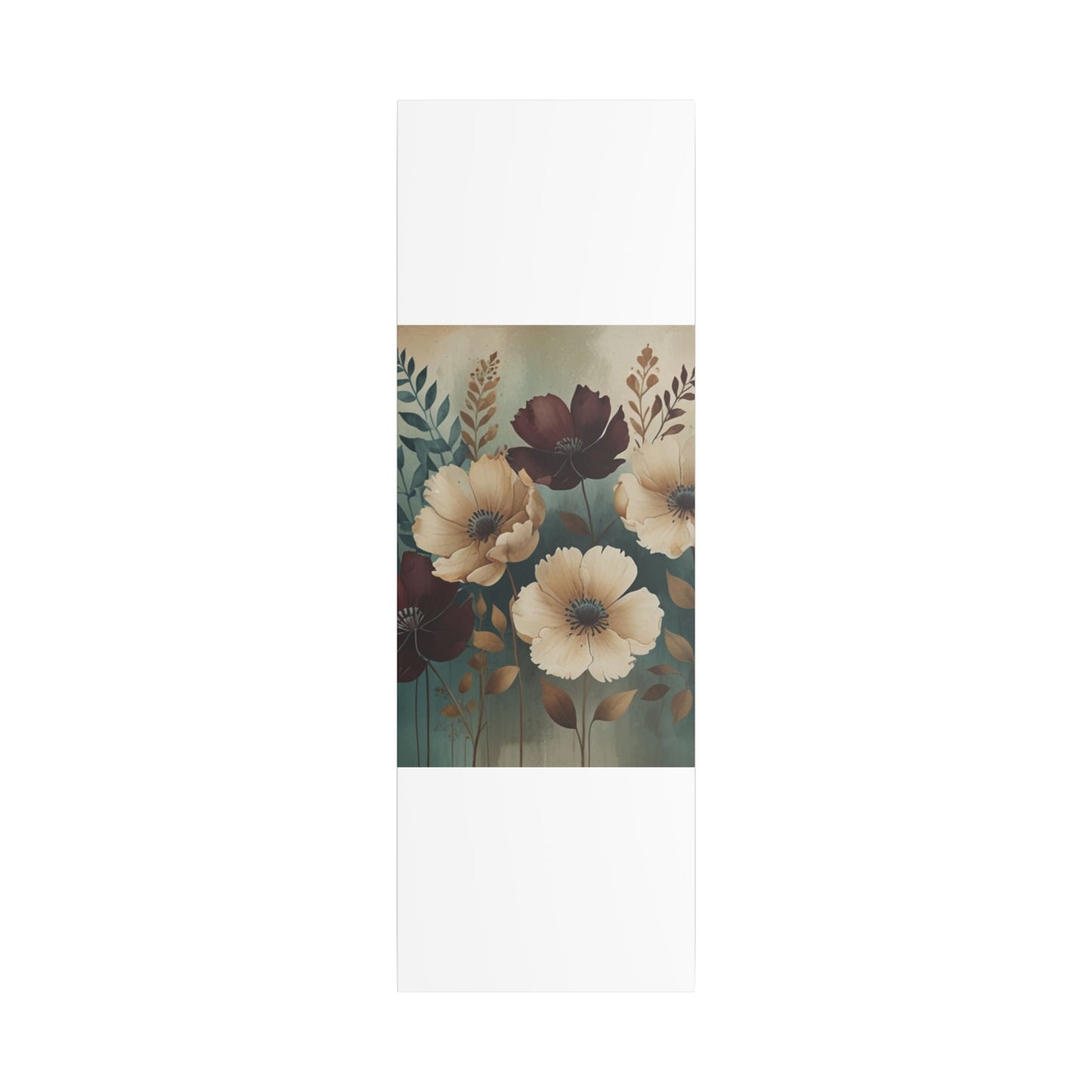 Floral Satin Canvas Art | Nature-Inspired Wall Décor