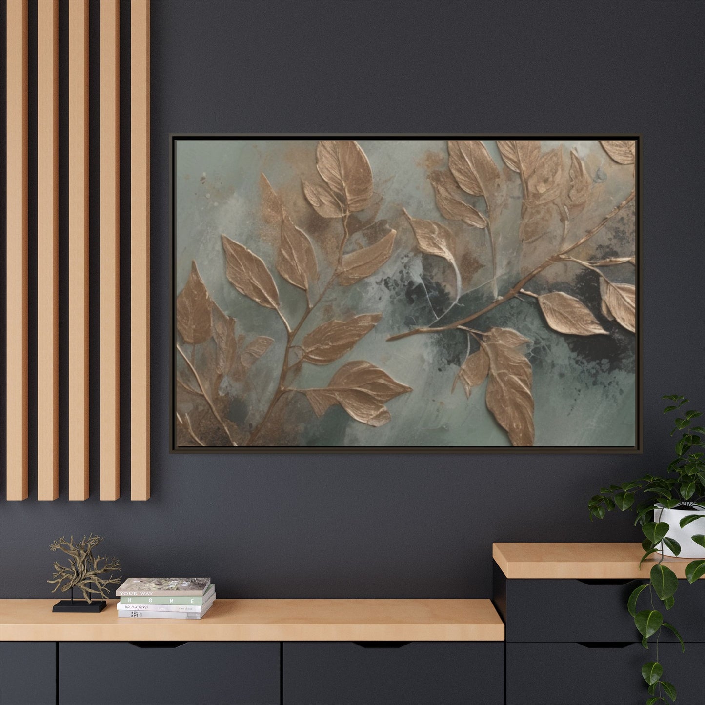 Matte Canvas, Framed (Multi-color)