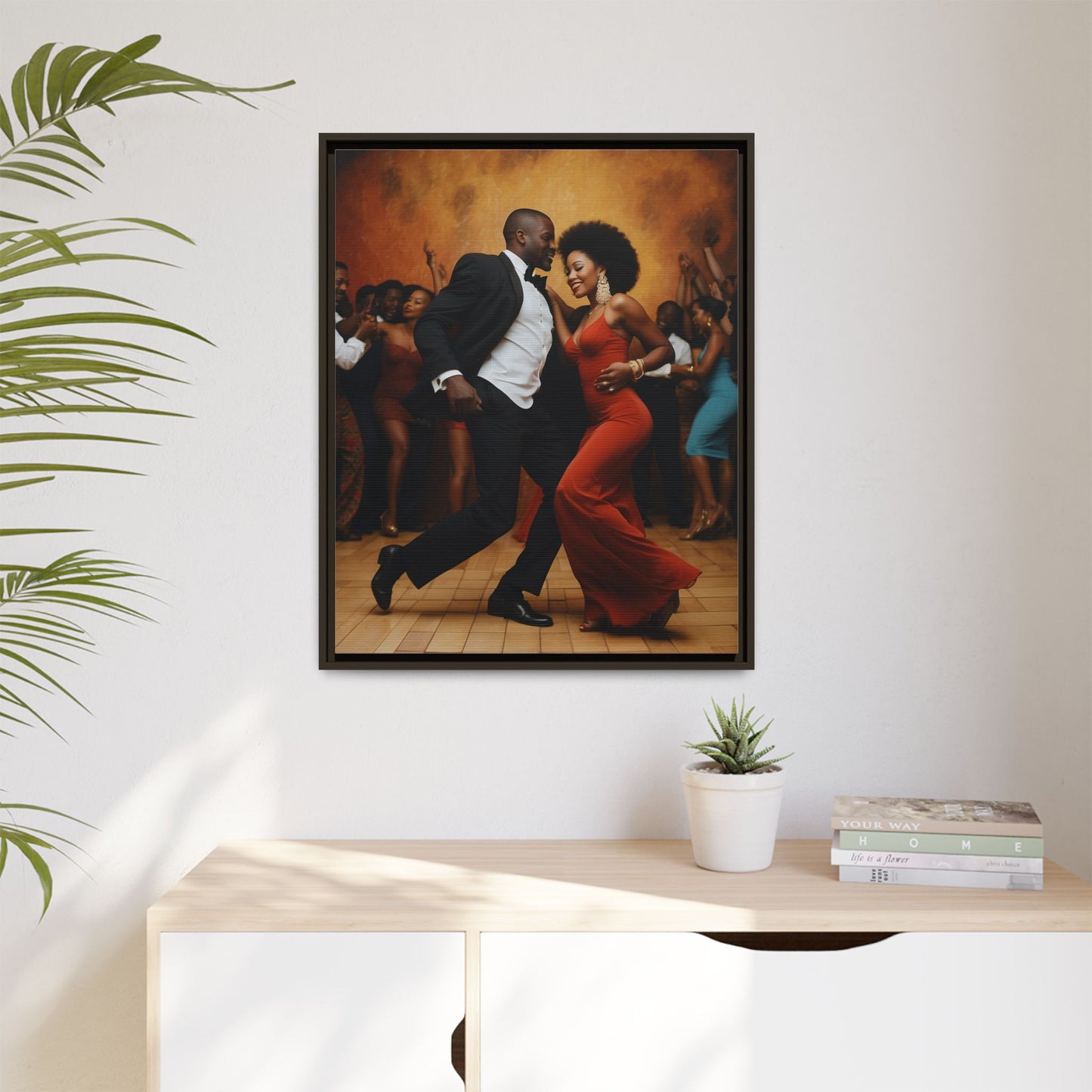 Matte Canvas, Framed (Multi-color)
