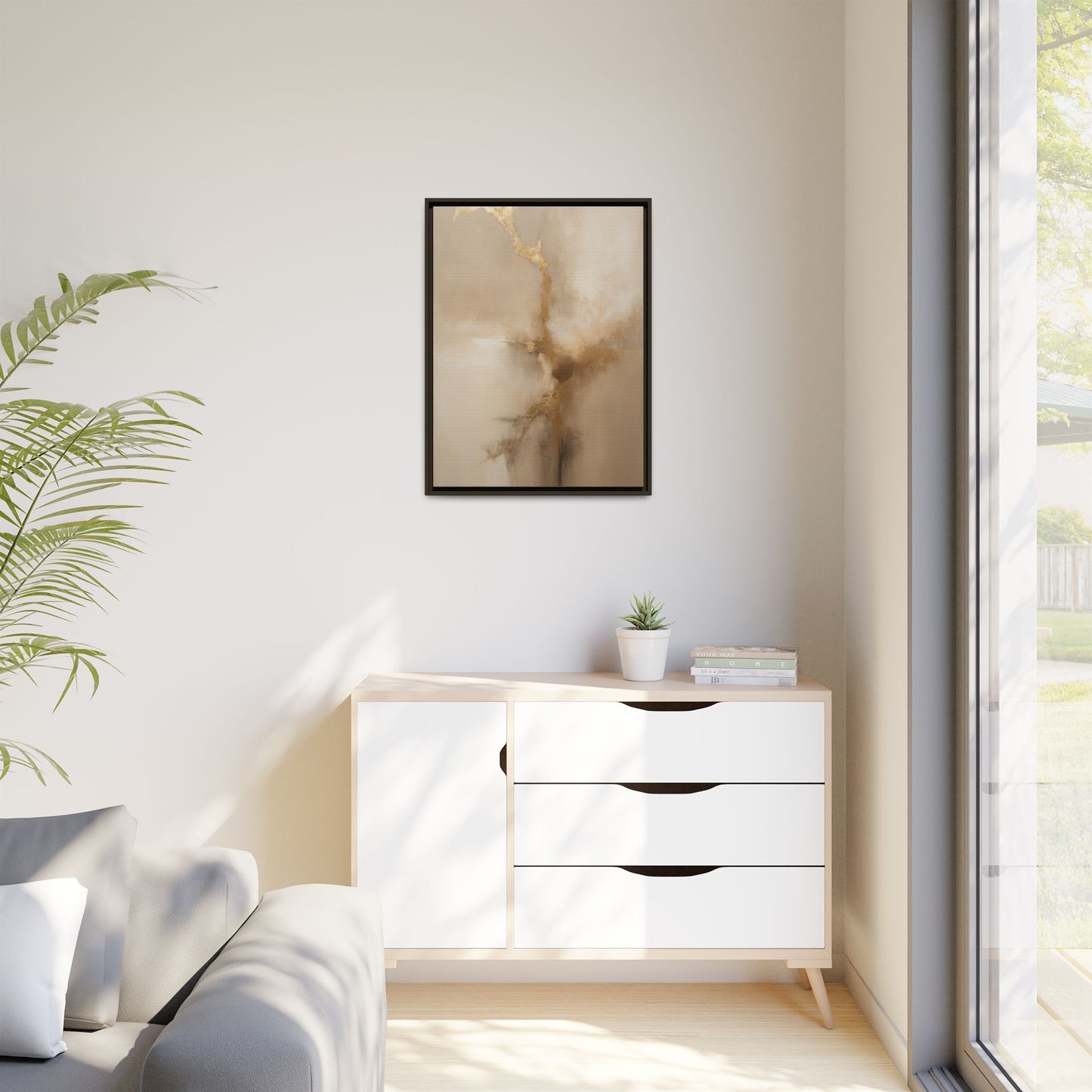 Matte Canvas, Framed (Multi-color)