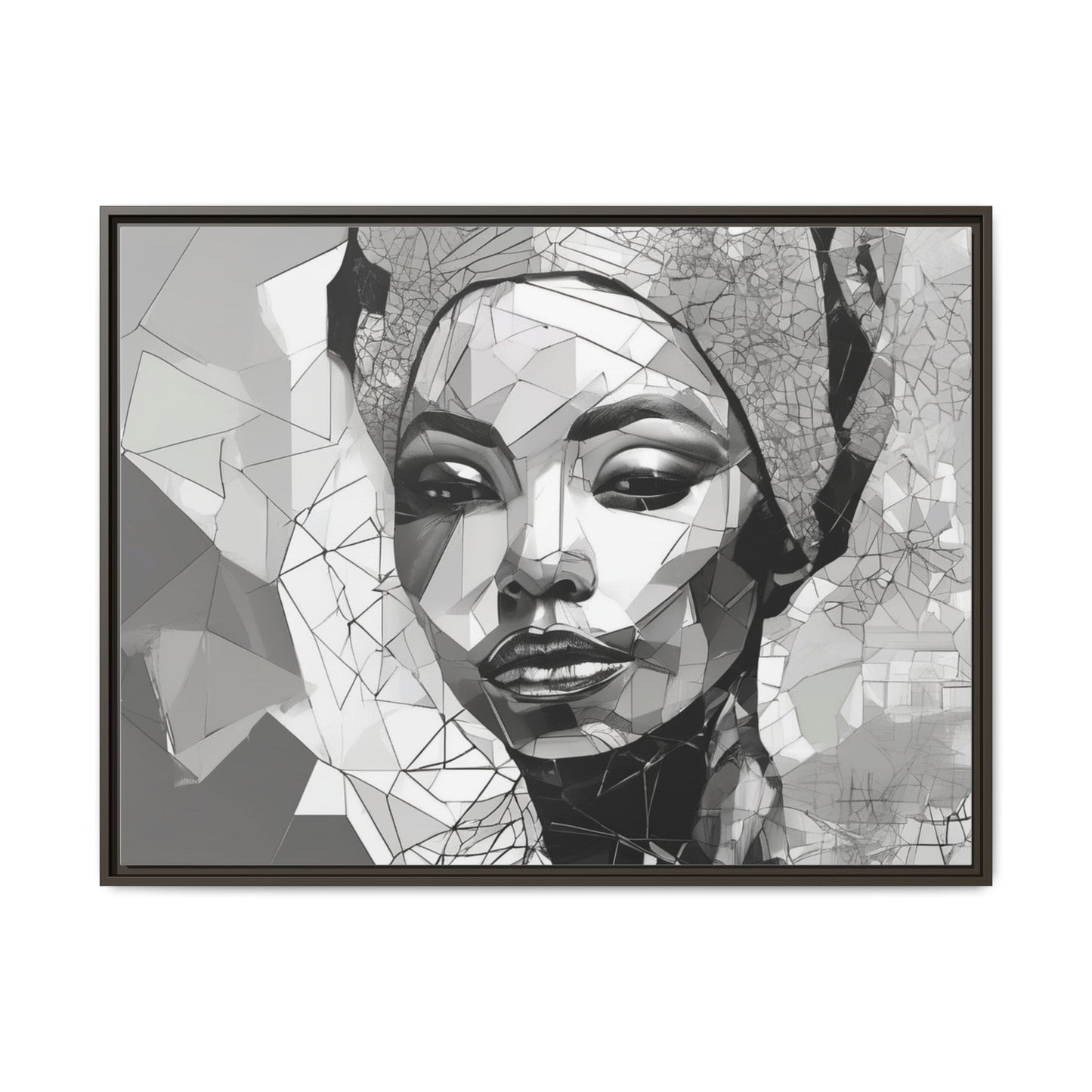 Fractured Grace: Portrait in Prism