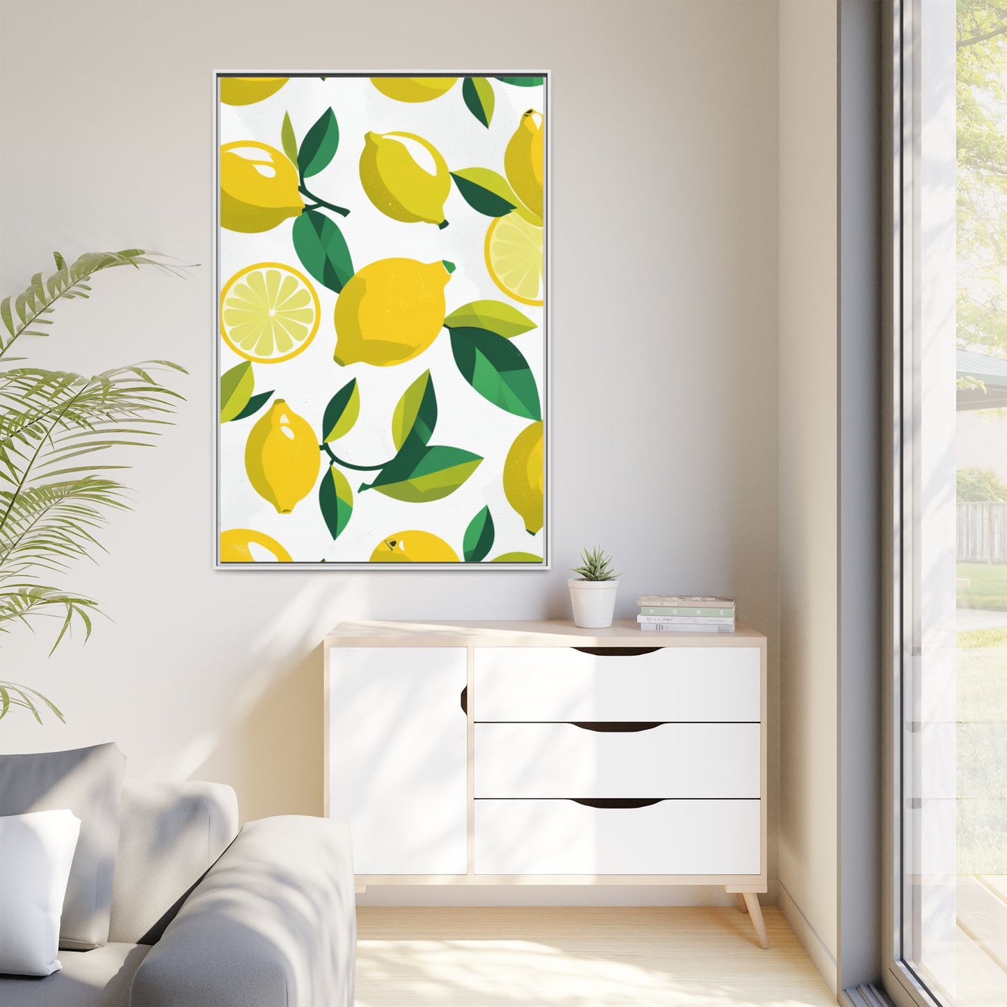 Matte Canvas, Framed (Multi-color)