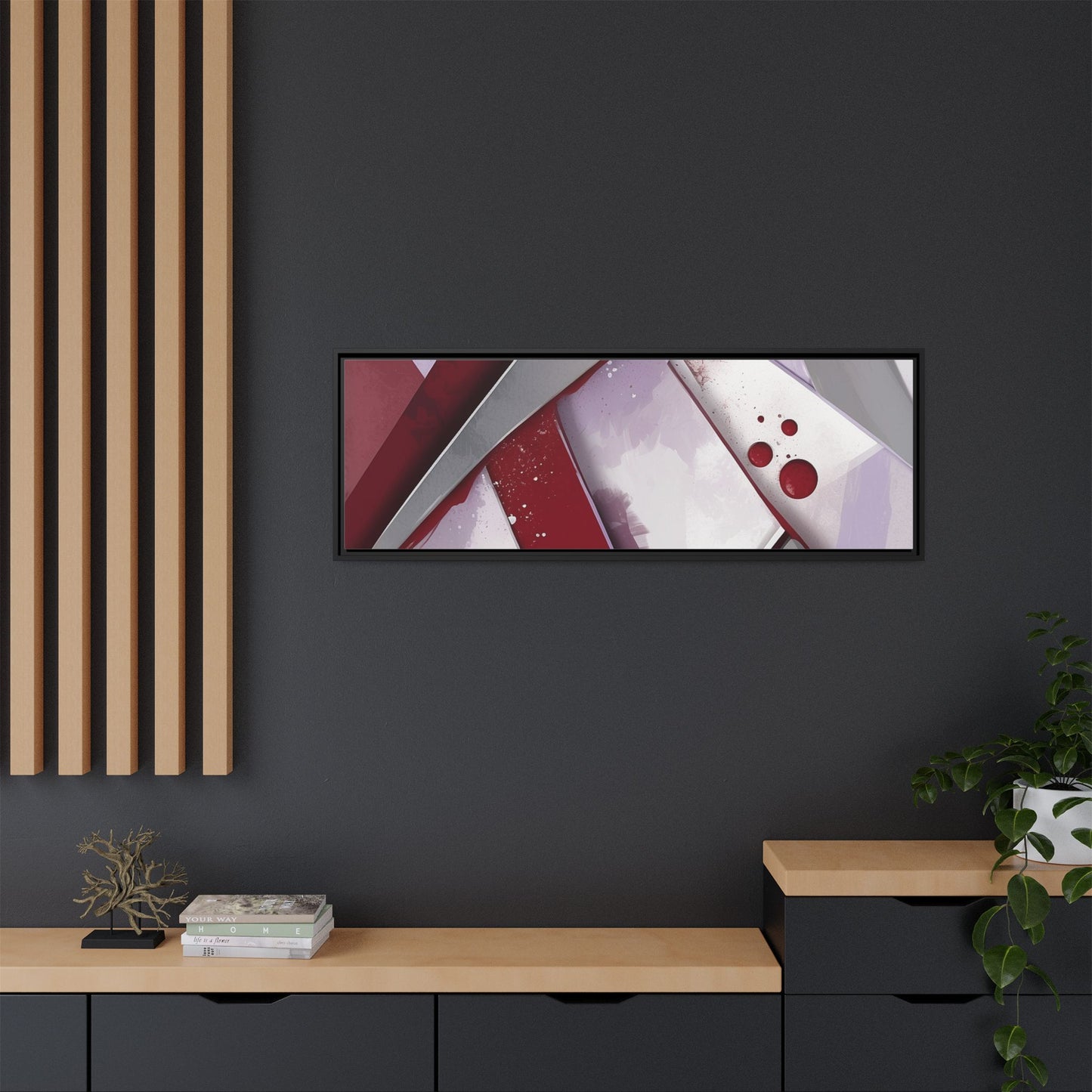 Matte Canvas, Framed (Multi-color)