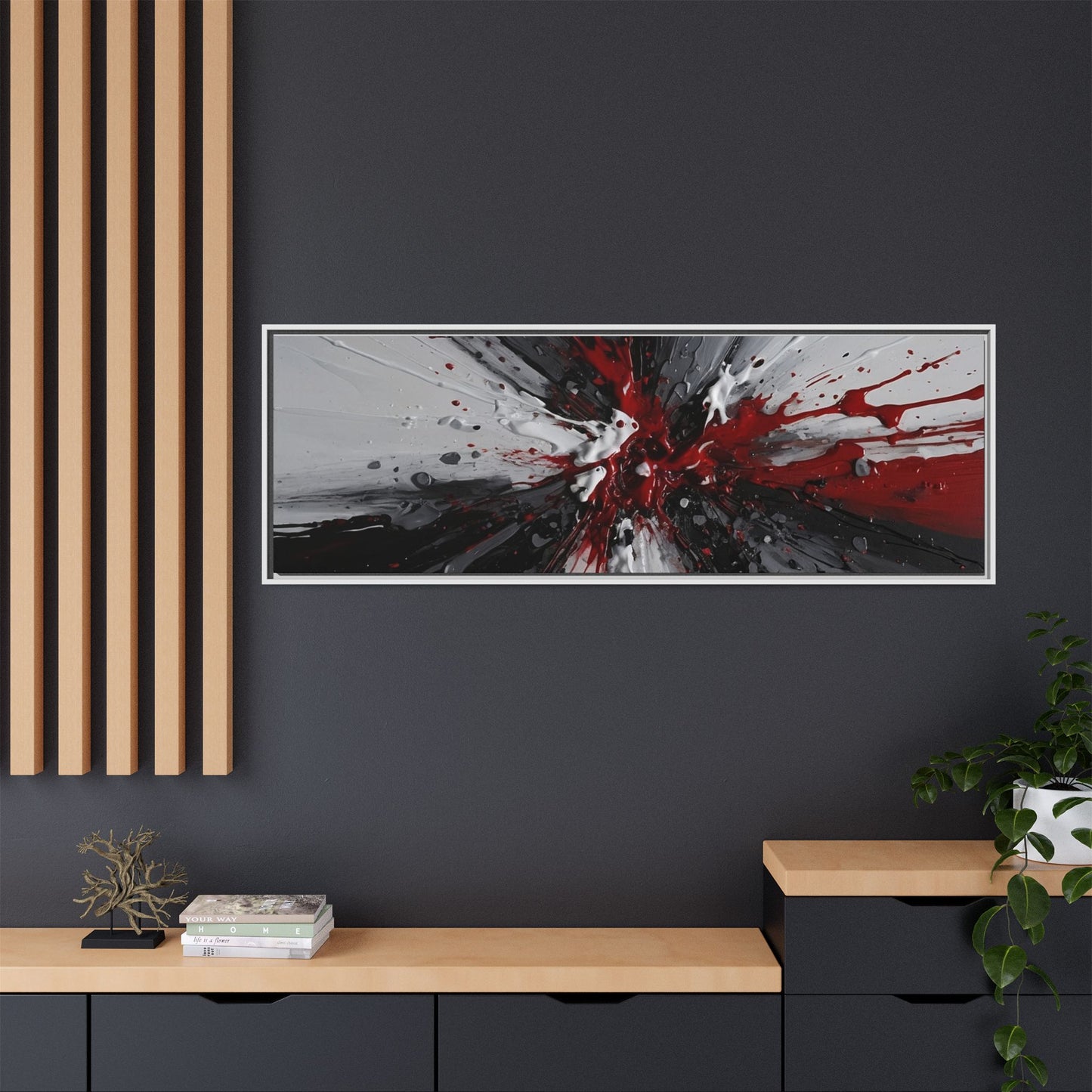 Matte Canvas, Framed (Multi-color)