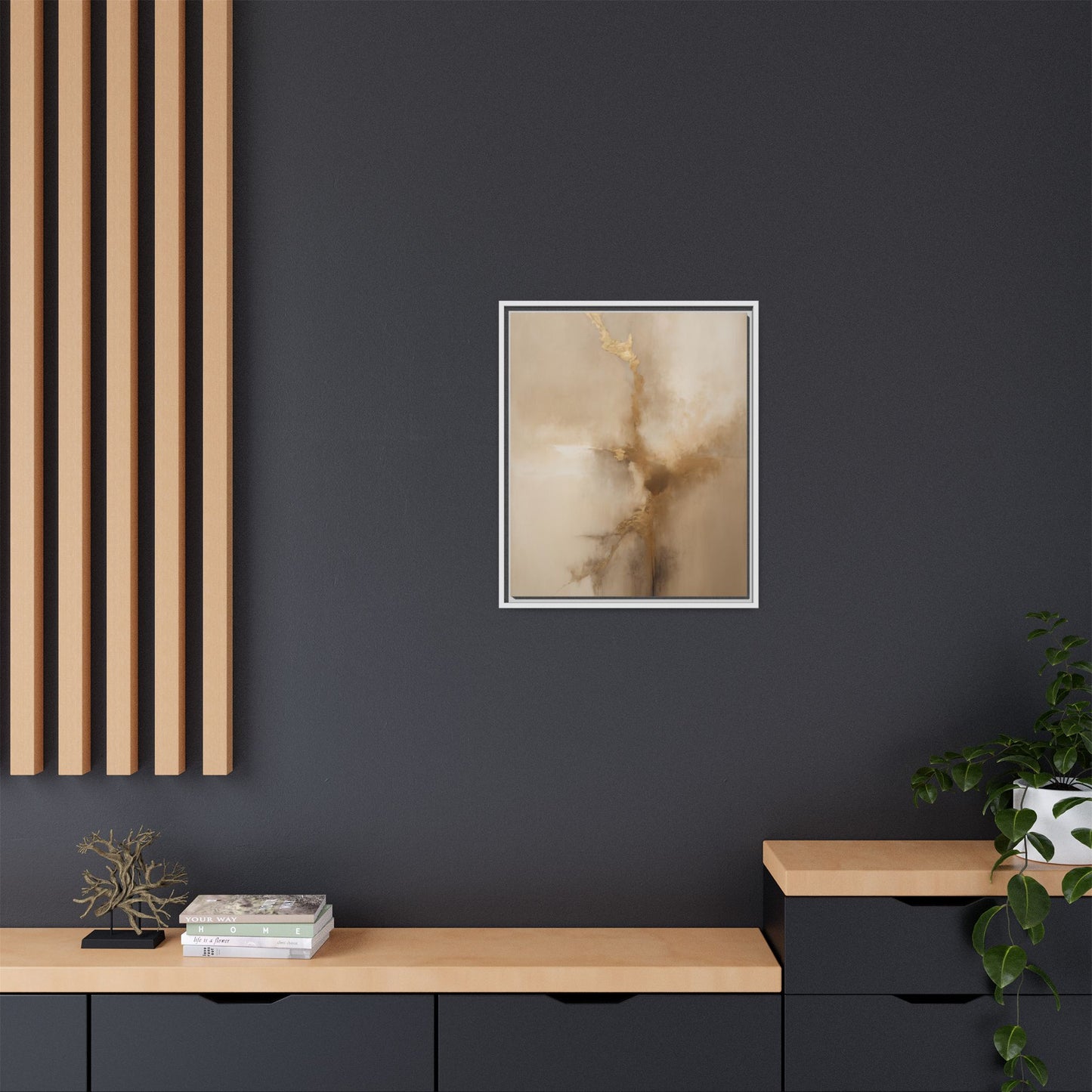 Matte Canvas, Framed (Multi-color)