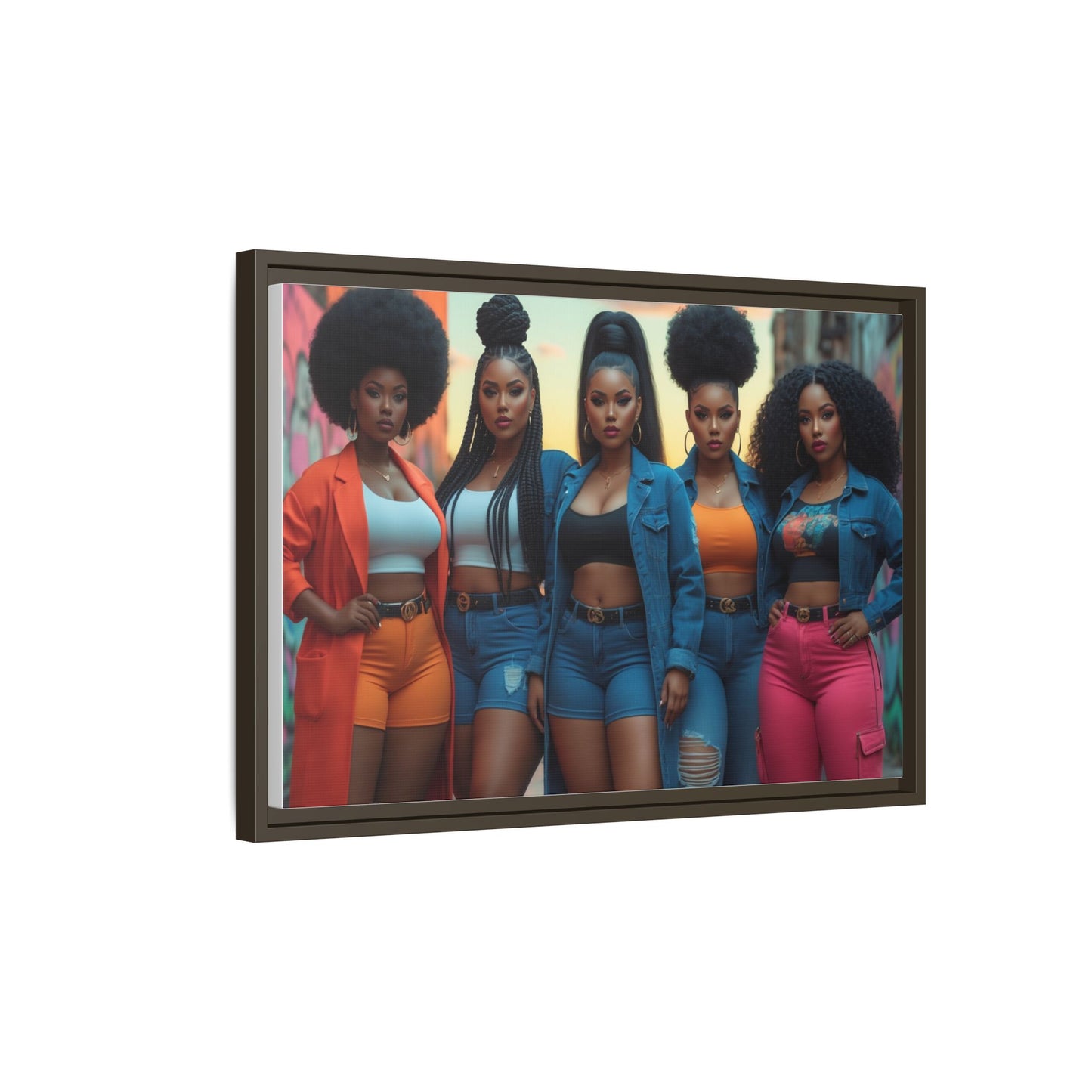 Matte Canvas, Framed (Multi-color)